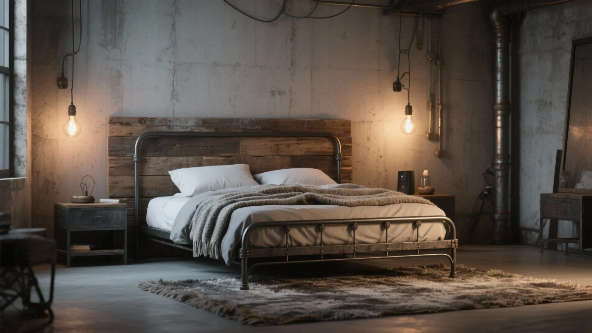 1. Minimalist industrial vibe