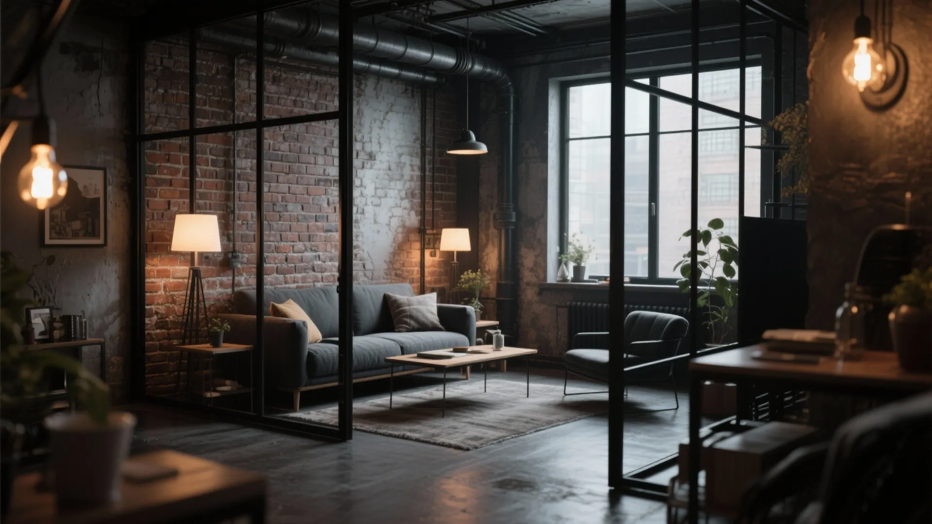 7. Industrial Loft Vibes