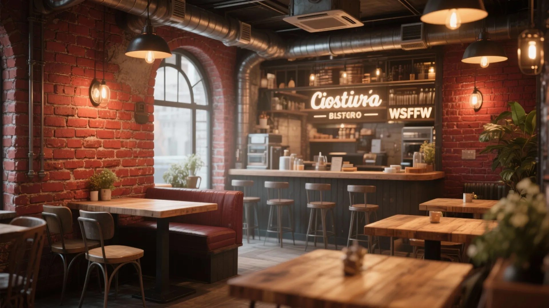 Industrial Chic with Exposed Brick