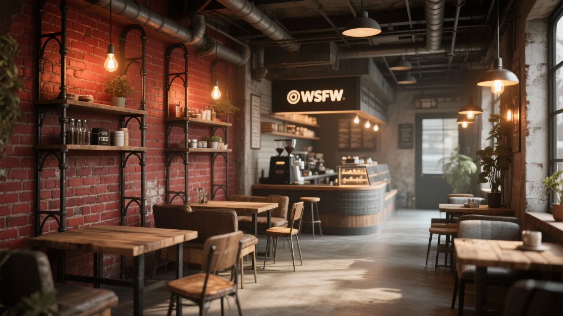 Industrial Chic with Exposed Brick