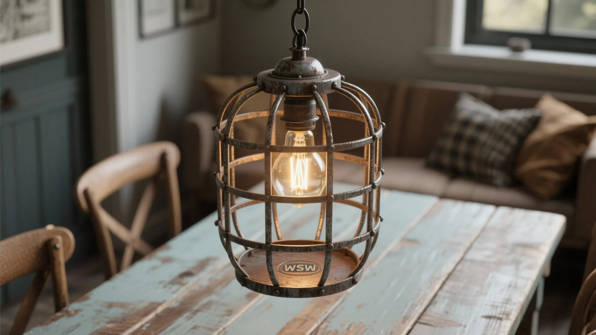 4. Industrial Cage Fixtures