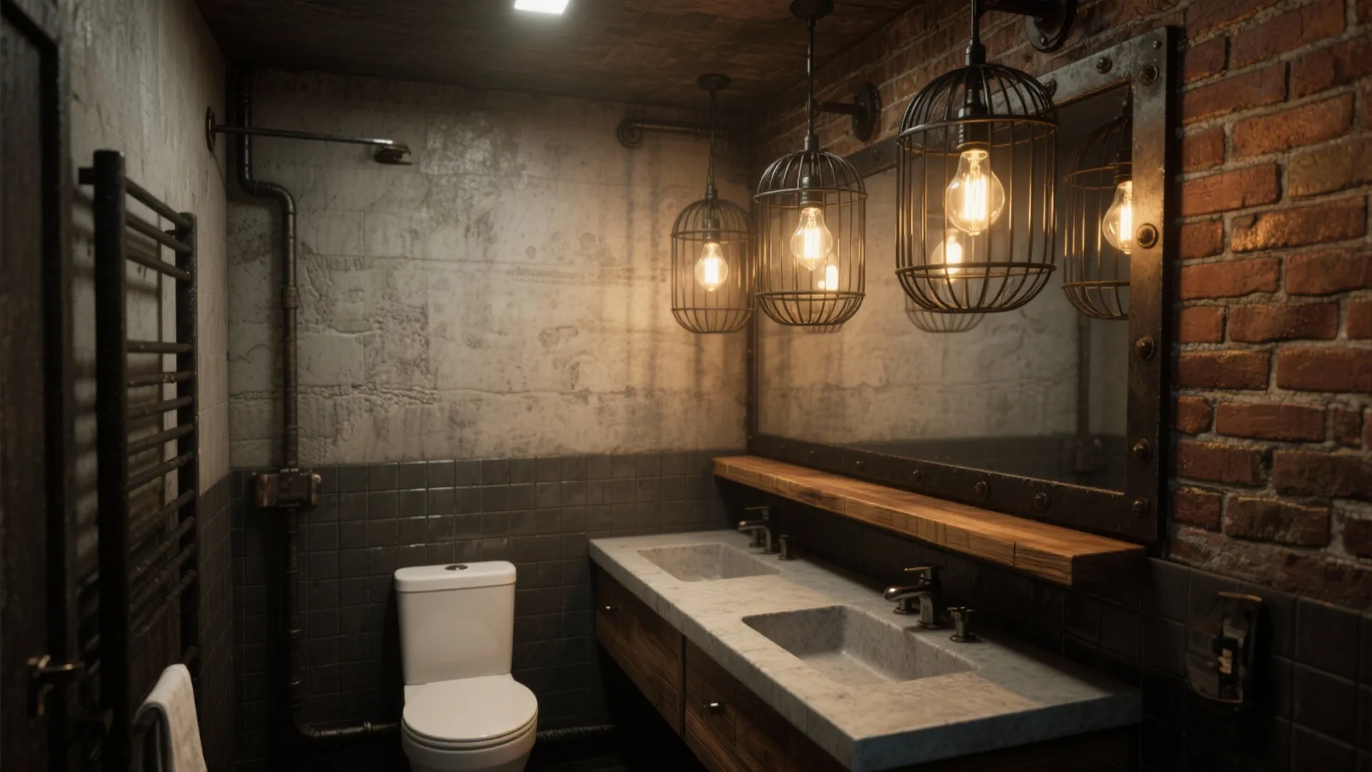 4. Industrial Cage Fixtures for Character