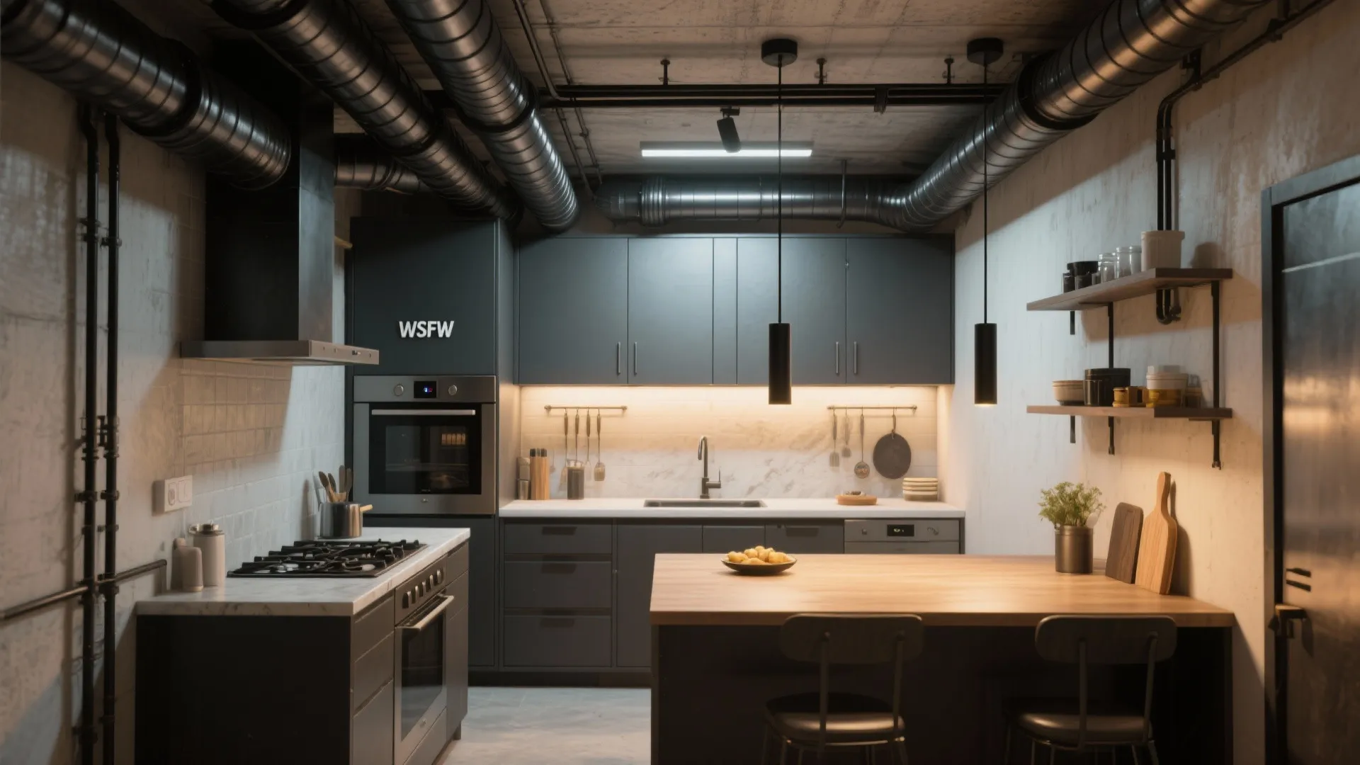 5. Embrace industrial or exposed systems (with polish)