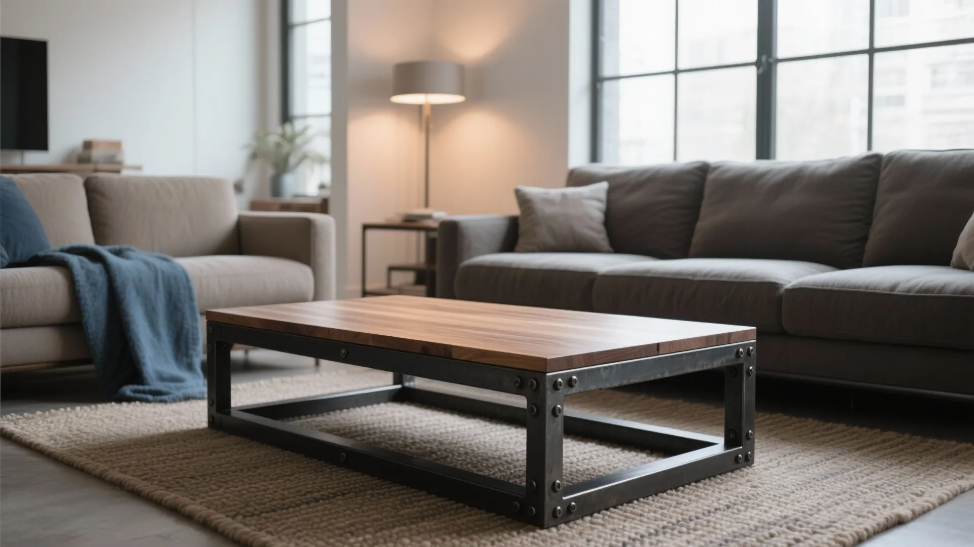 DIY Coffee Table Industrial Style: Easy Guide for Modern Homes: 1 Minute to an Industrial DIY Coffee Table—No Workshop Needed!