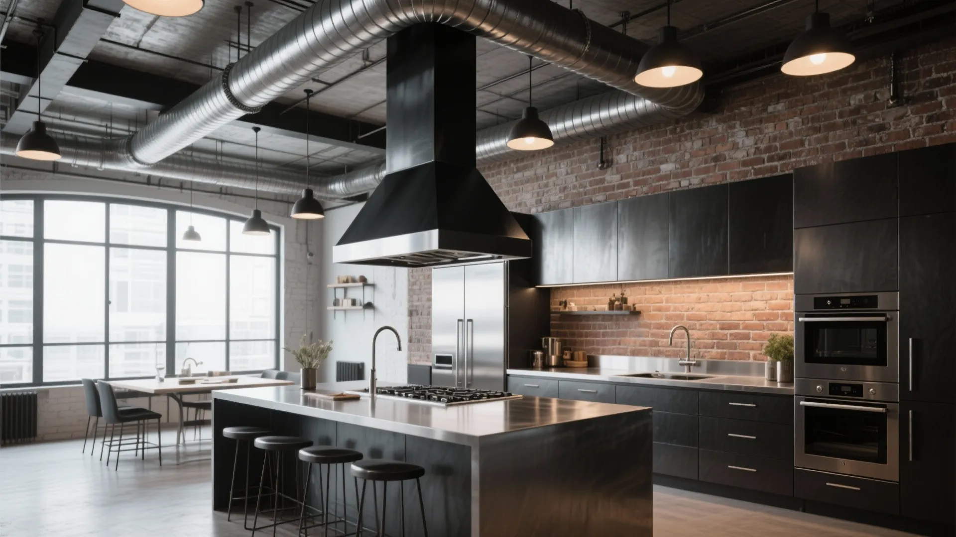 5. Industrial Exposed Ducting