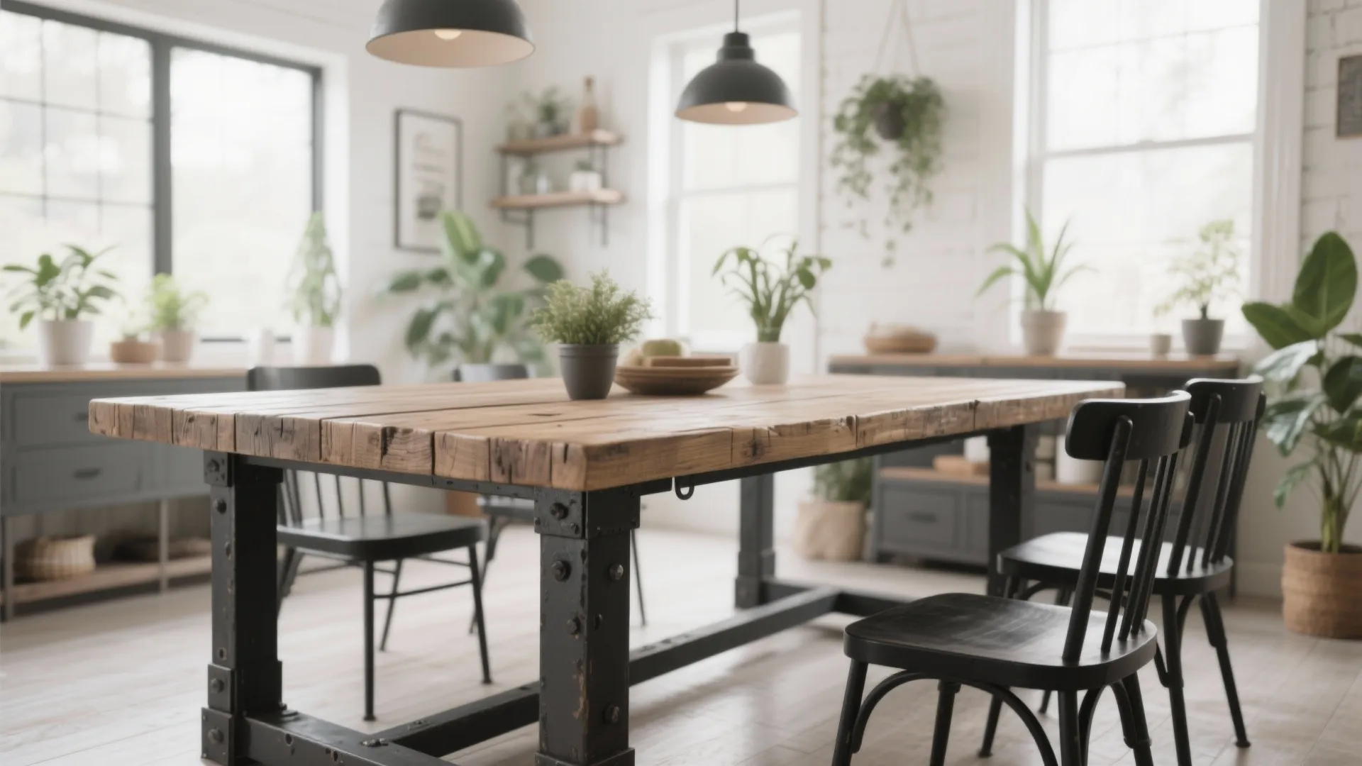 8. Industrial Farmhouse Fusion