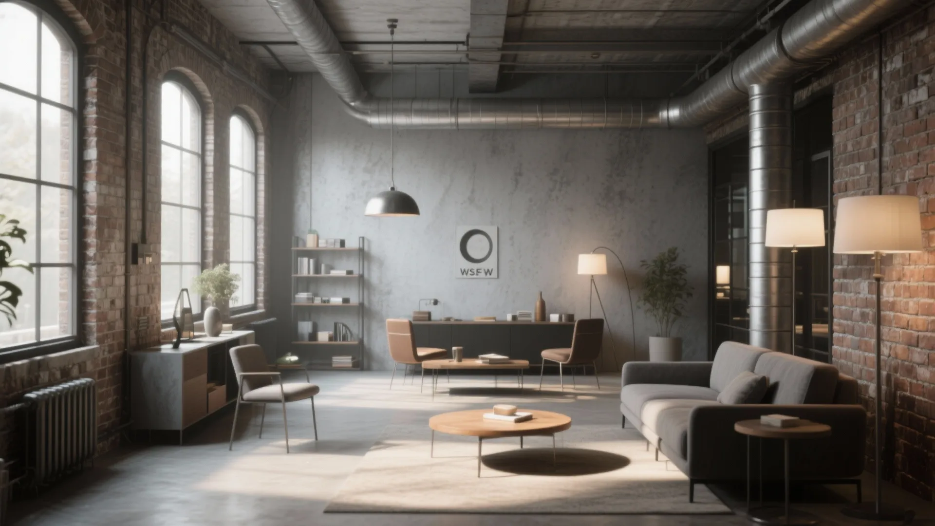 5. Industrial Loft Medium Gray