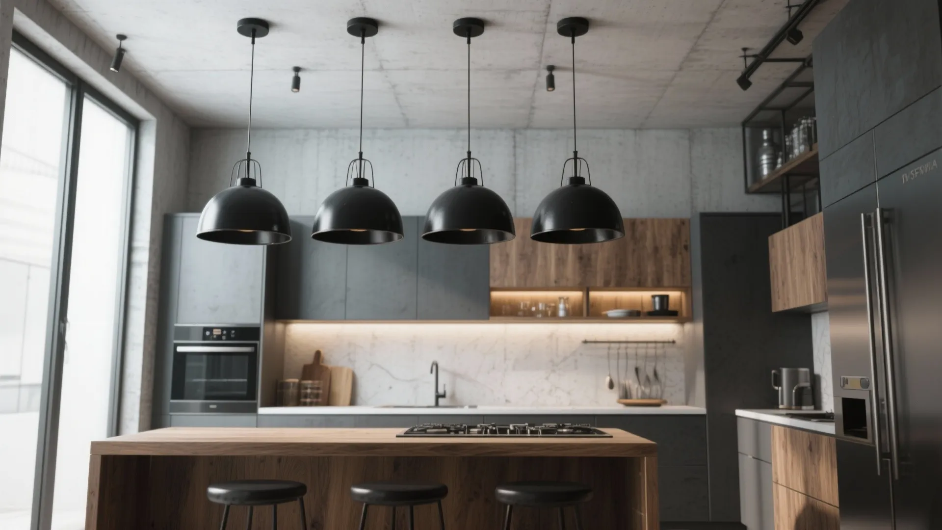 7. Industrial Metal Fixtures