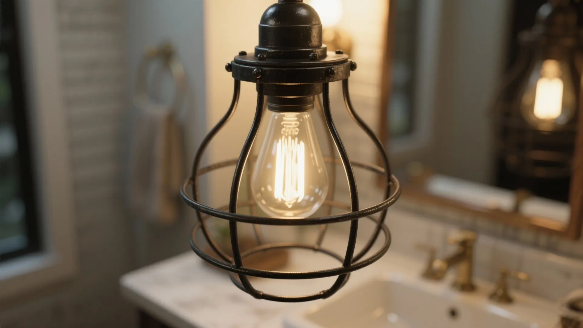 Tip 3: Vintage Industrial Lighting