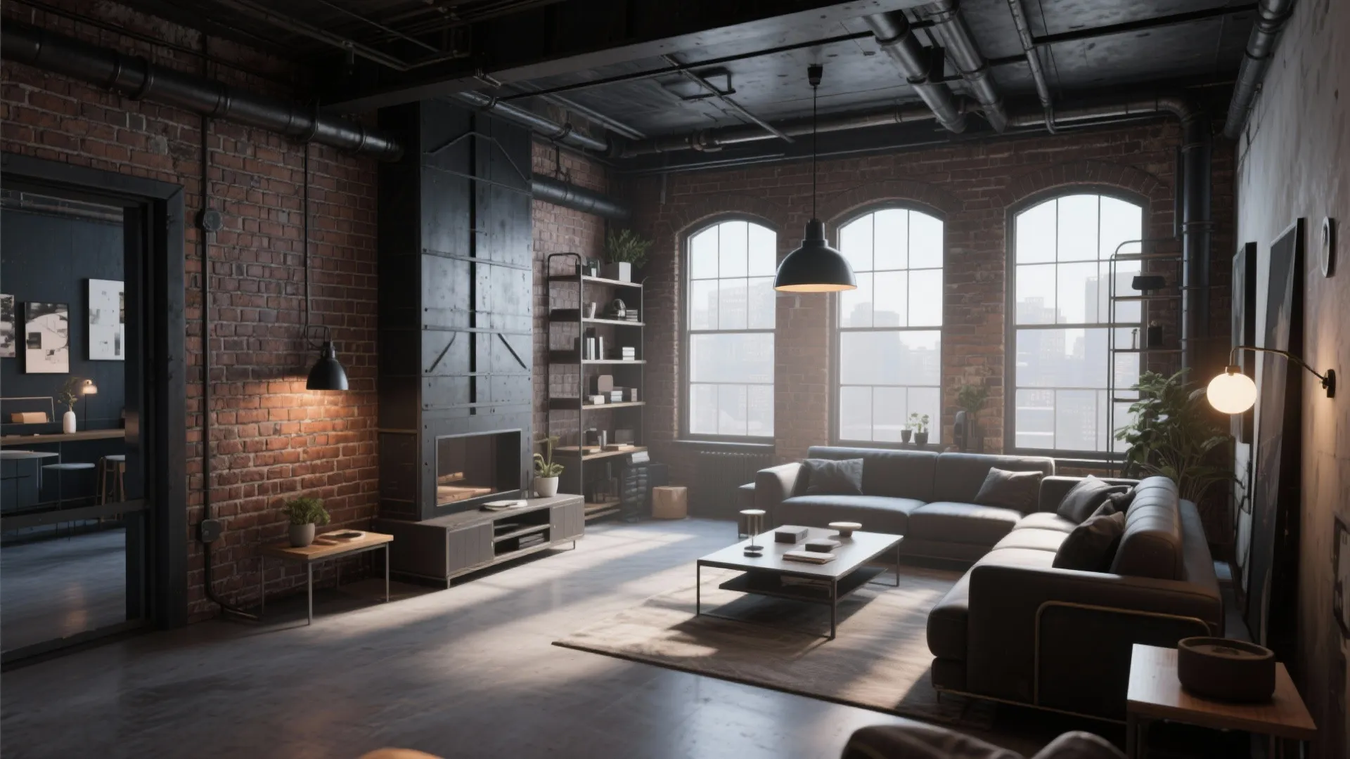 6. Industrial Loft Vibe