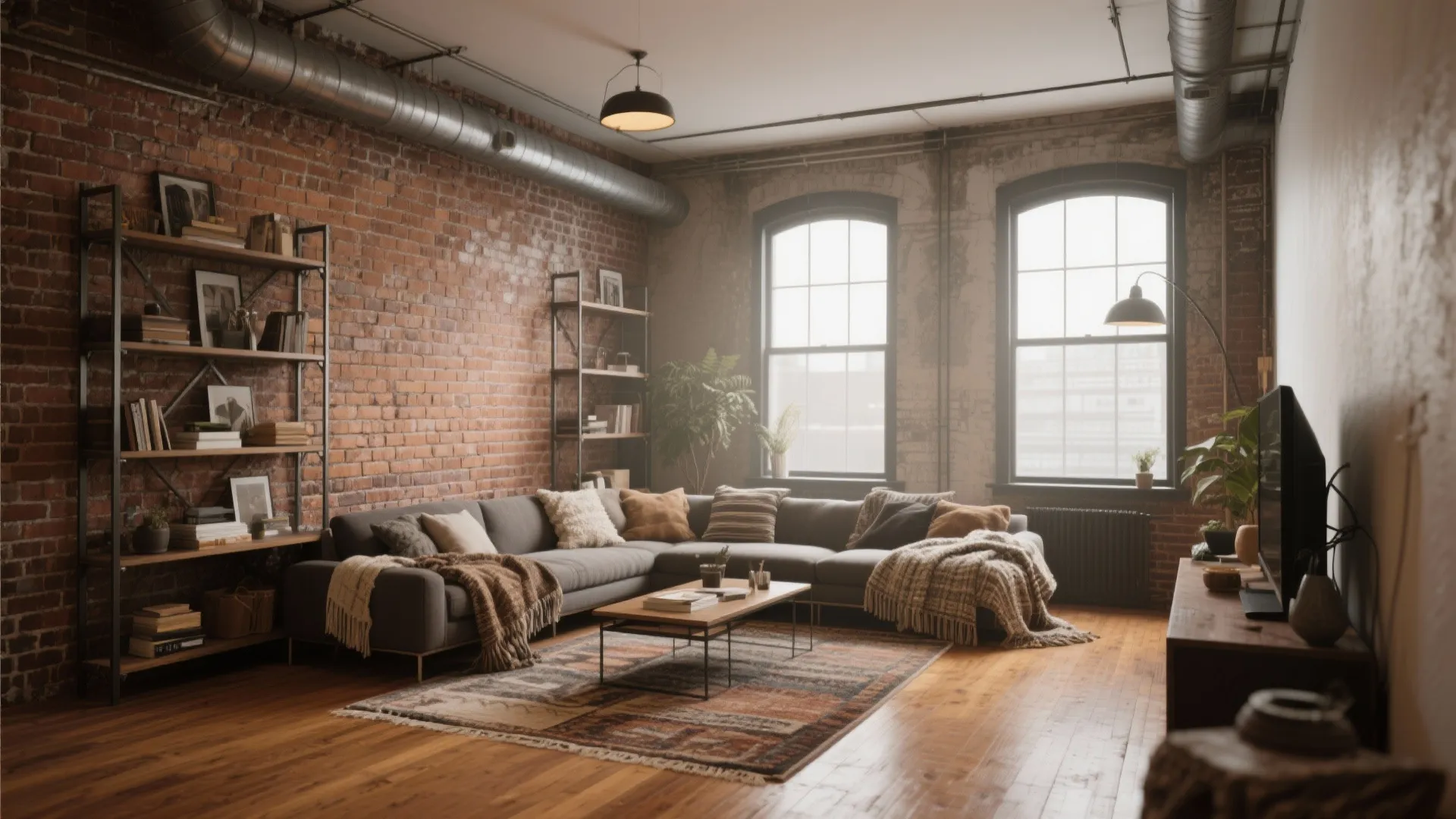 9. Industrial Loft Vibes
