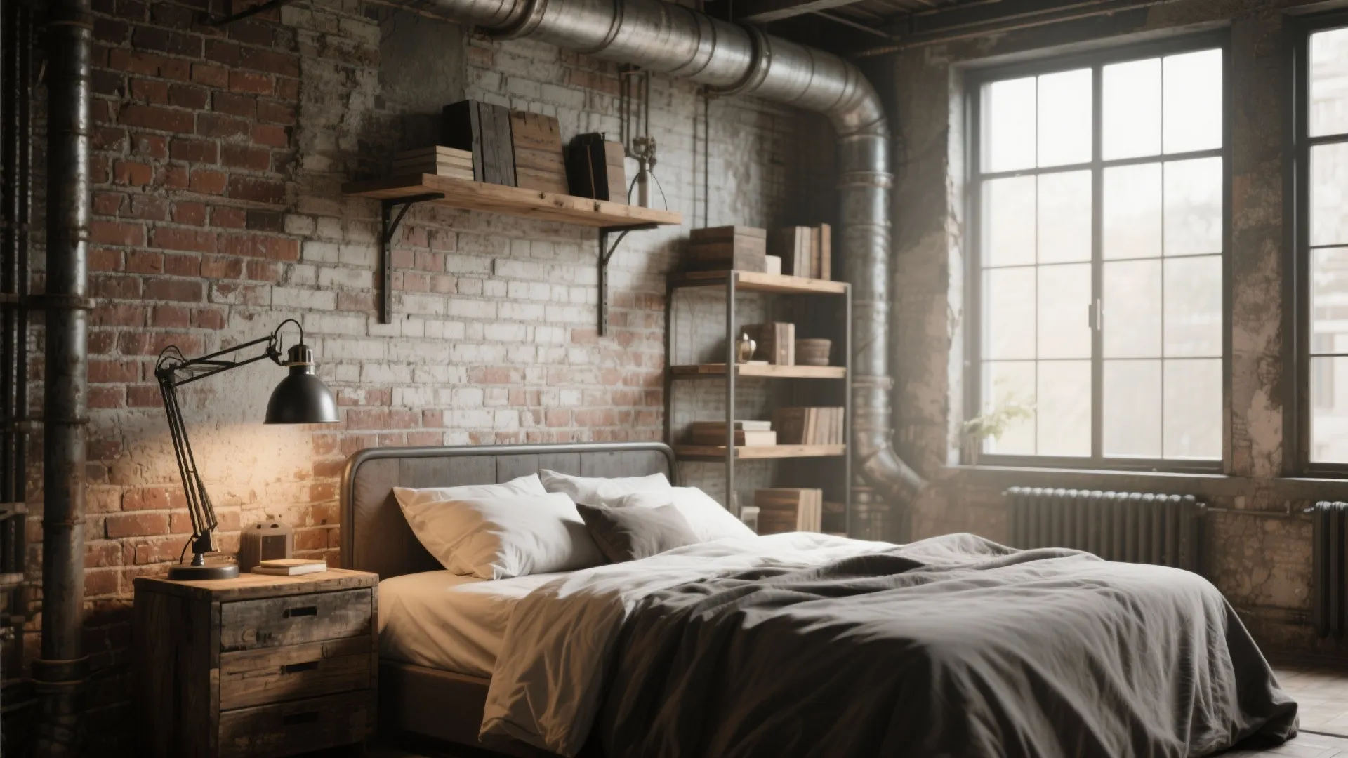 Idea 2: Industrial Loft Vibes