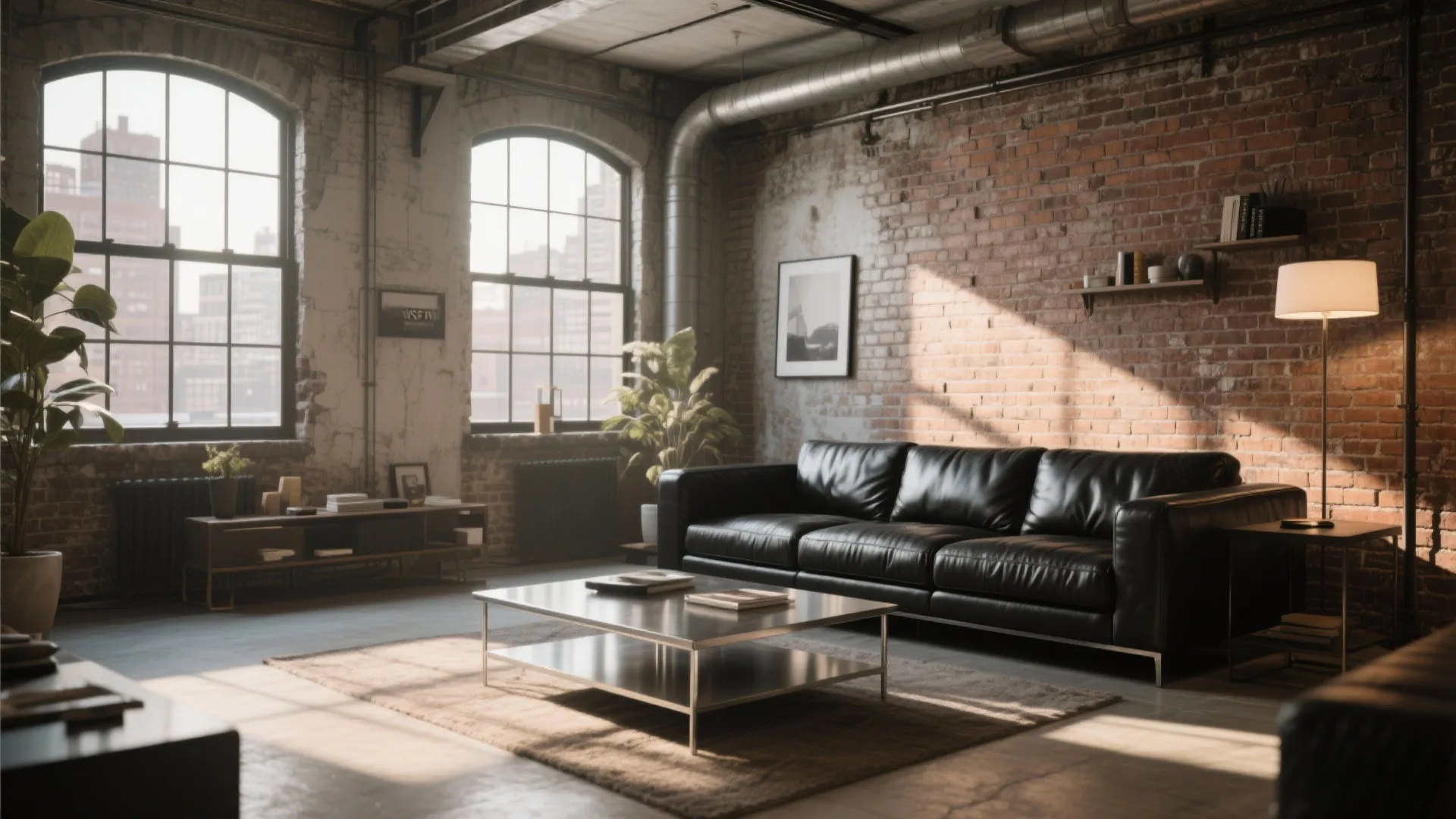 Industrial Chic with Metal Accents