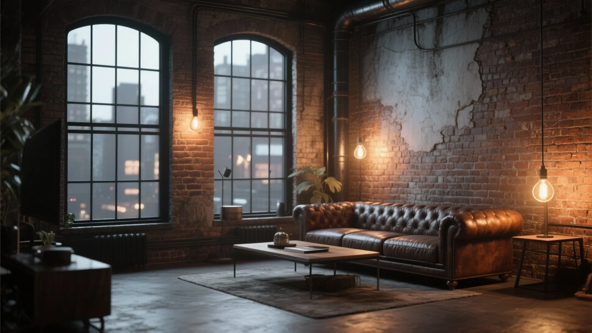 2. Industrial Loft Inspiration