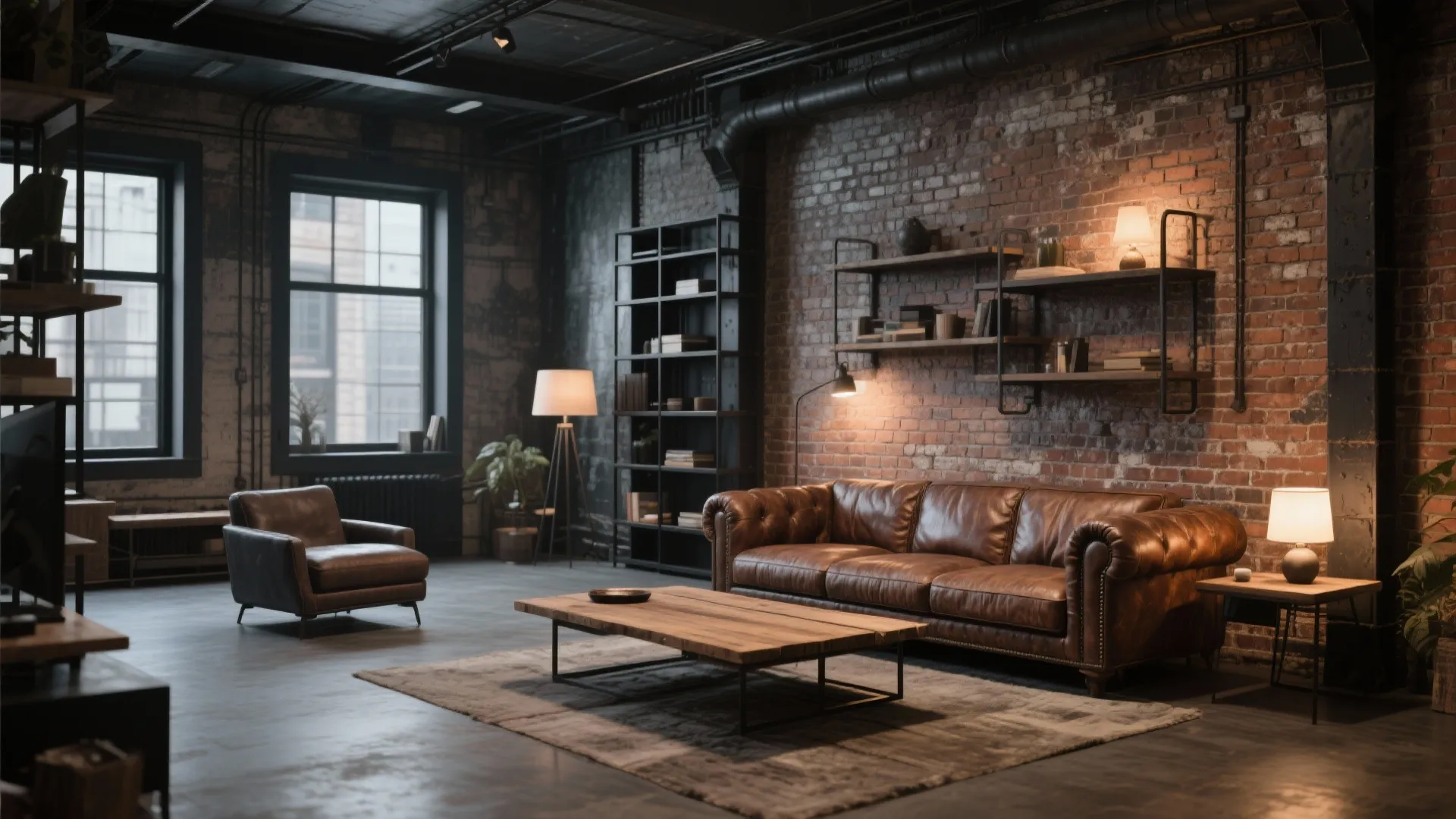 2. Industrial Touches