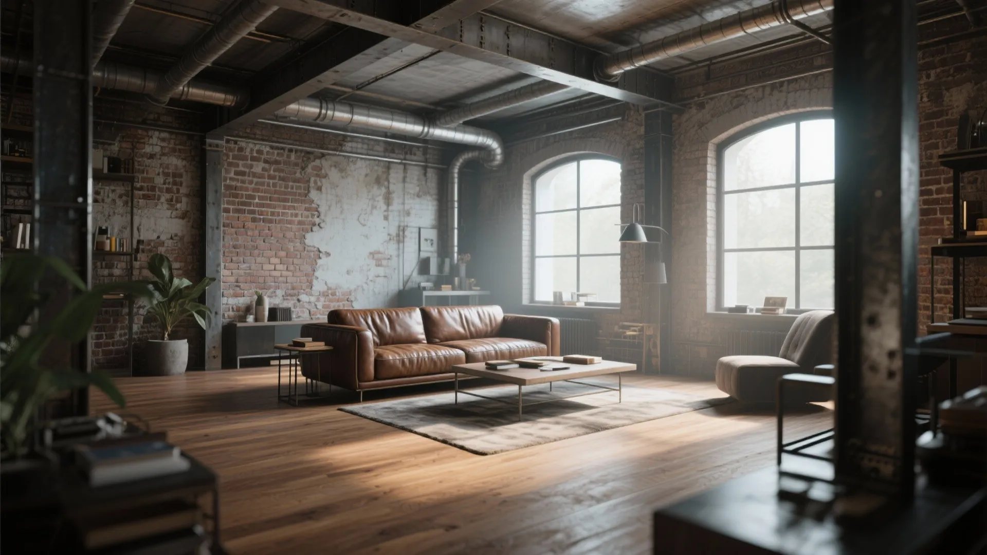 5. Industrial Metal Beams