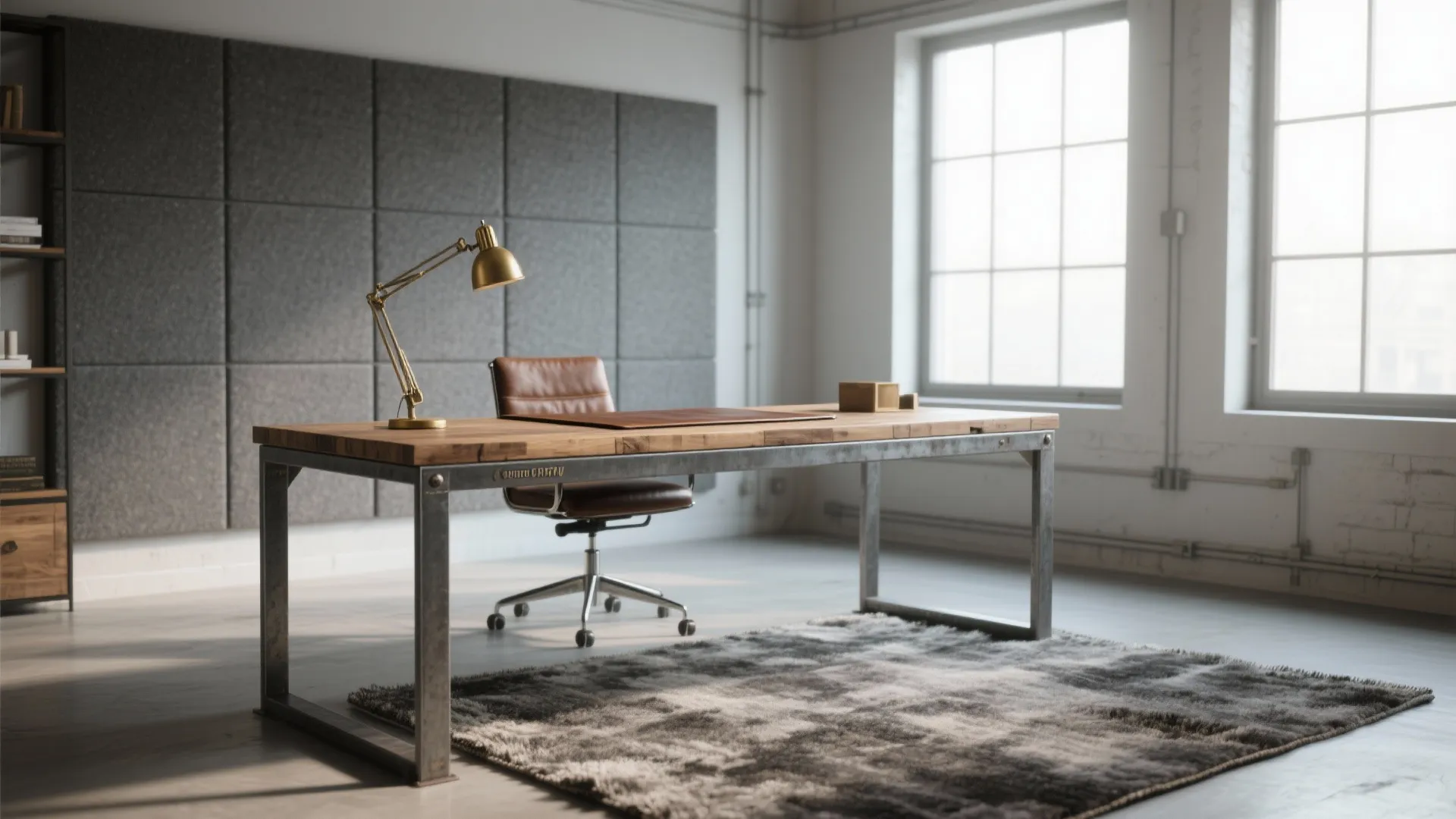 1. Industrial Minimal: Steel, Wood, and Light