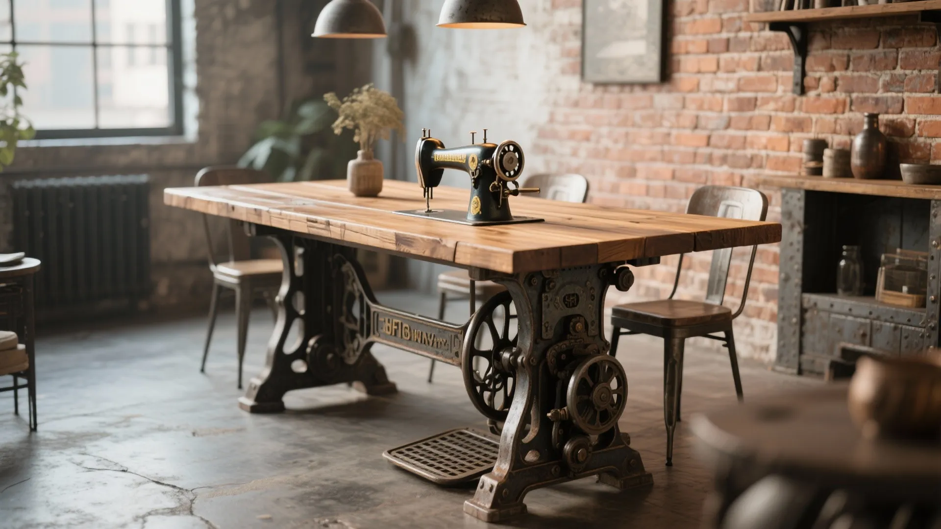 9. Reclaimed Industrial Parts