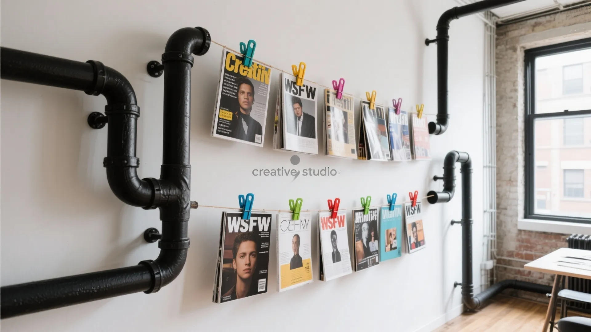 Industrial Pipe & Clip Displays