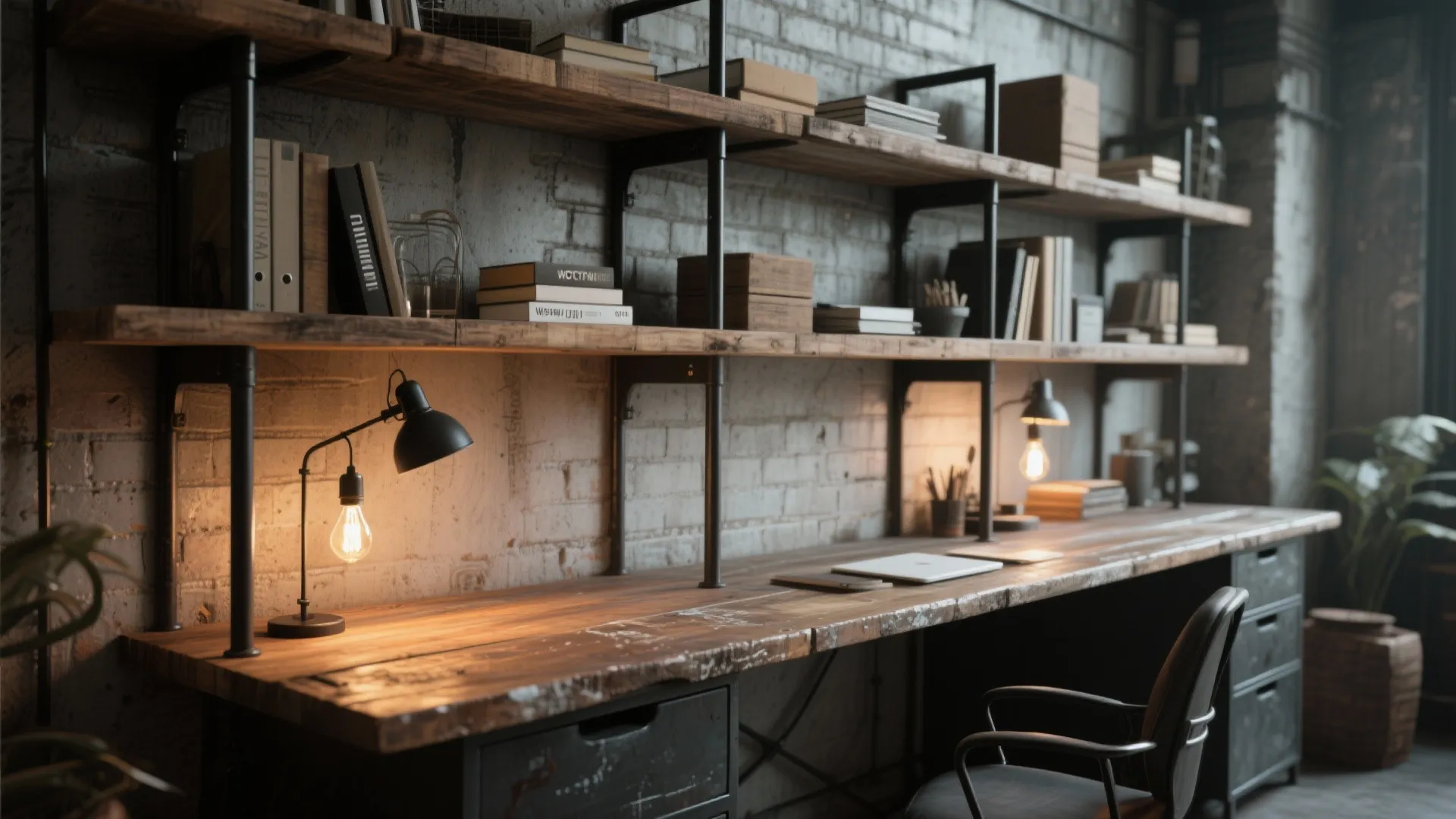 Industrial‑Rustic Hybrid for Character