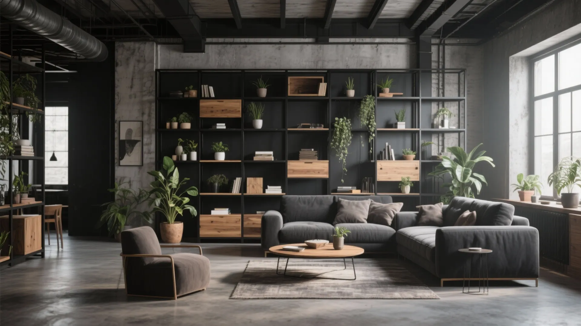 Industrial Metal Shelving