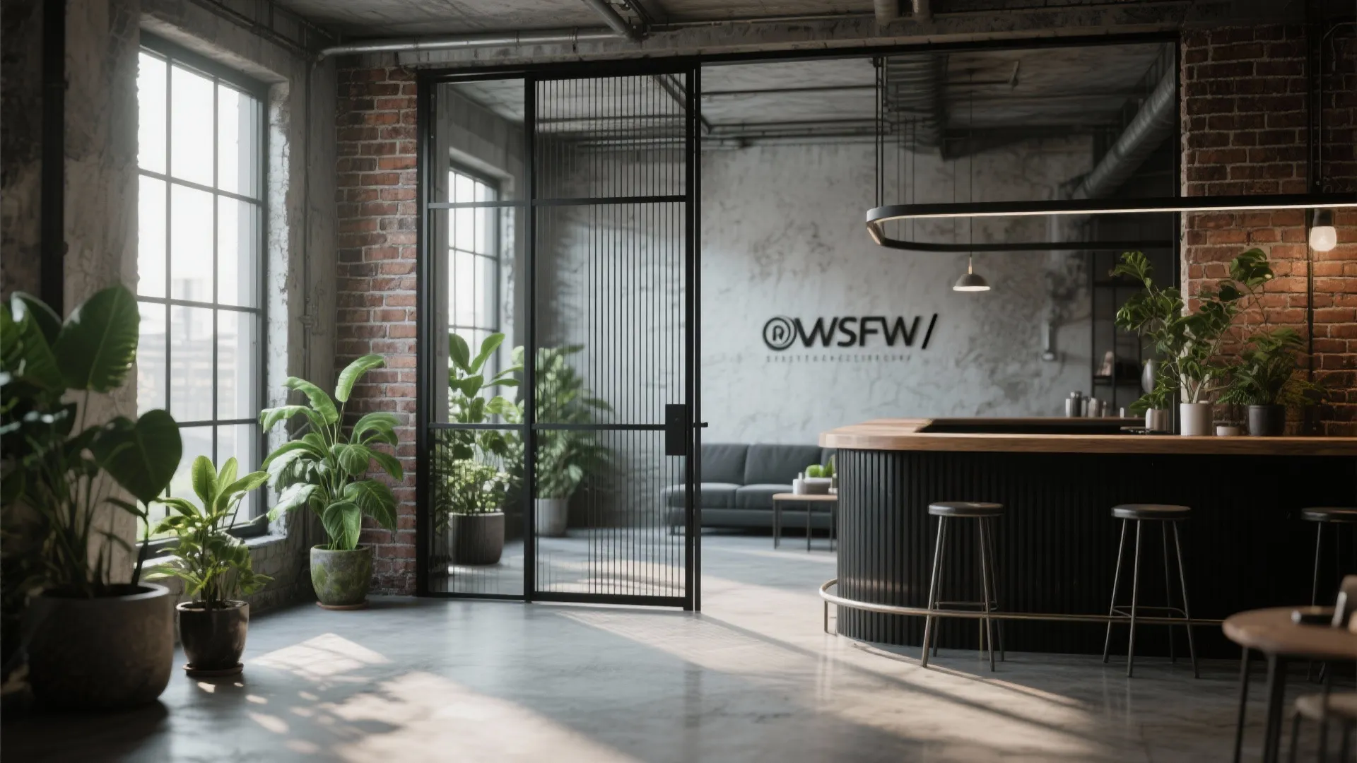 Industrial Minimalist Steel Gate