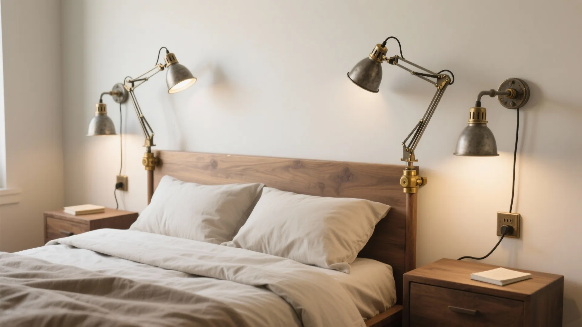 Adjustable Swing-Arms for Task + Ambient Flexibility