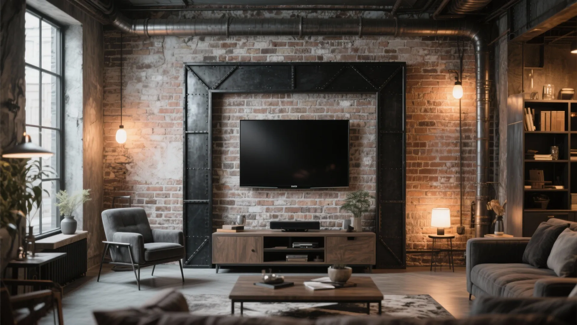 Industrial Metal Frame