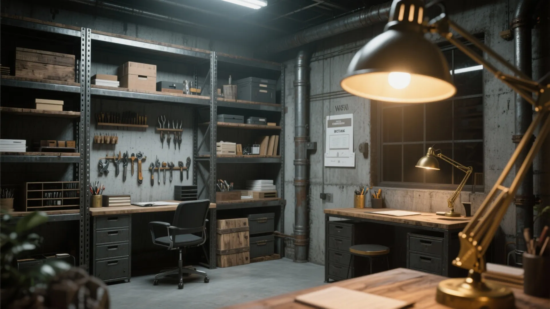 3. Industrial Workshop Vibe