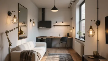 Industrial Wall Lights: 5 Small-Space Ideas