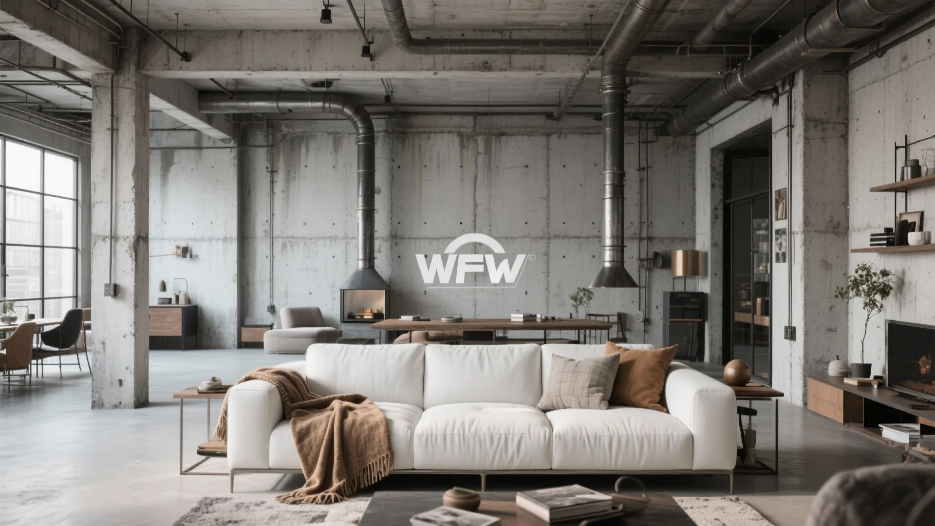 6. Industrial Loft Touch