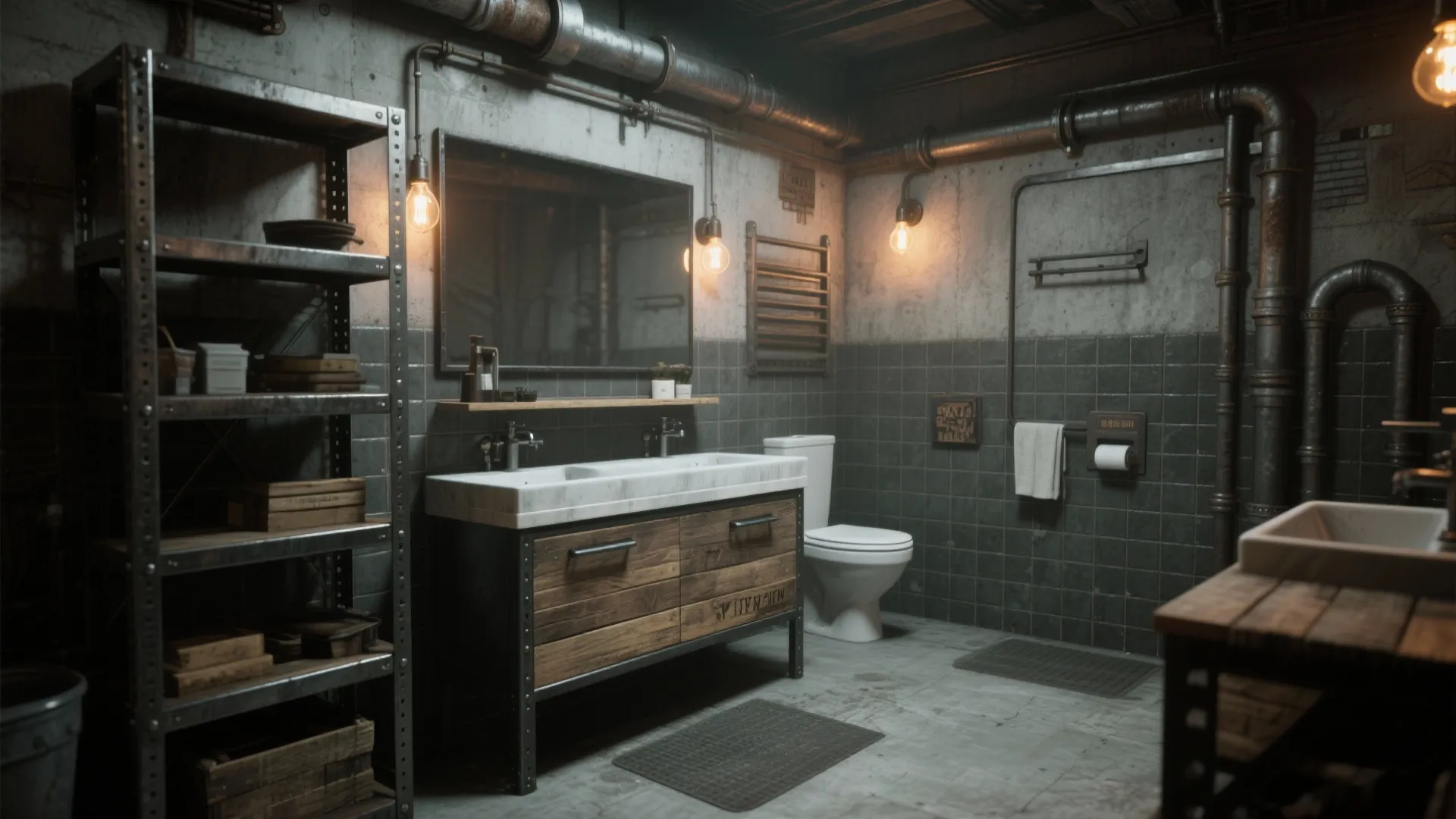 1. Industrial workshop vibe