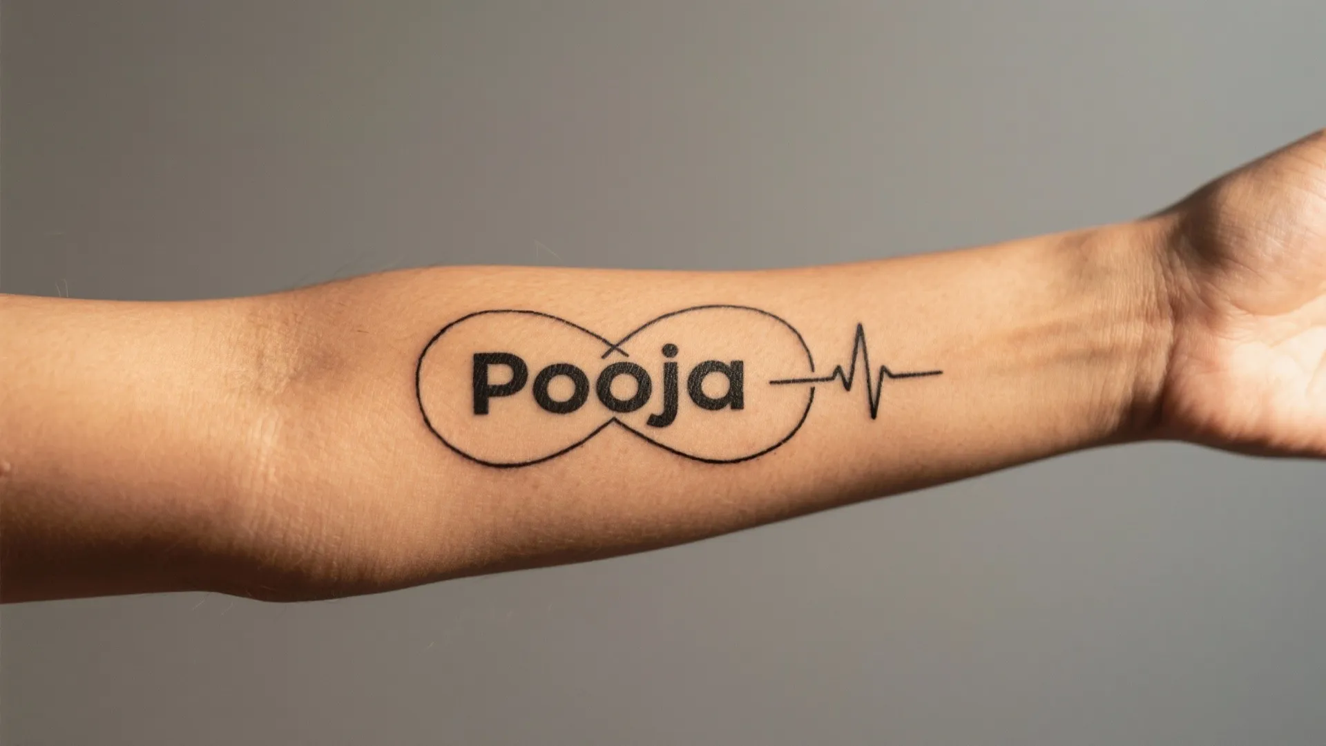 Infinity Symbol Weaving “Pooja” and Heartbeat Line