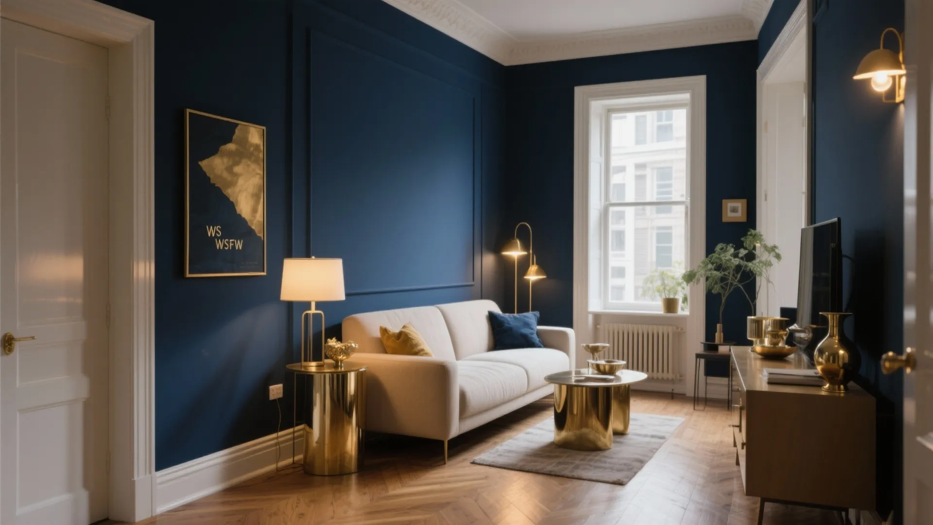 Deep Ink Blue for Cozy Sophistication