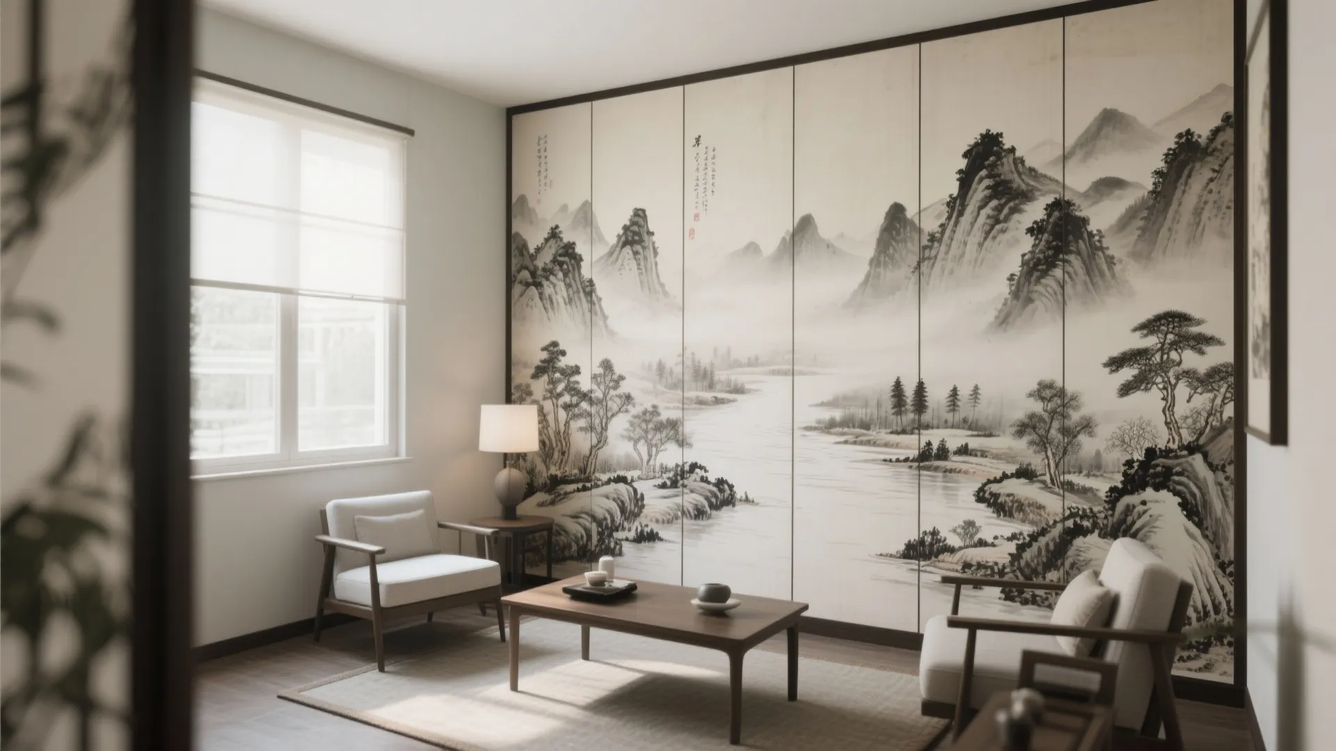 6. Ink Landscape Murals