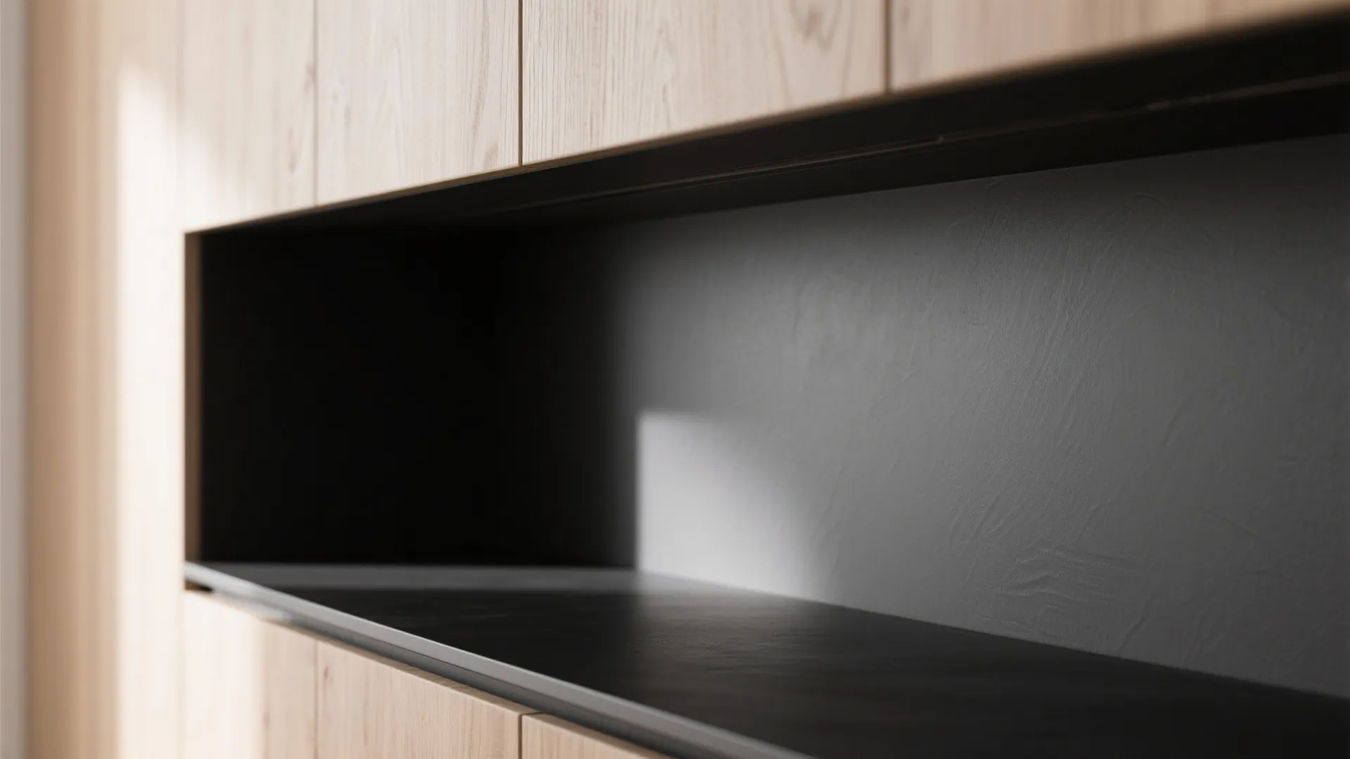 5) Ink Black & Pale Oak