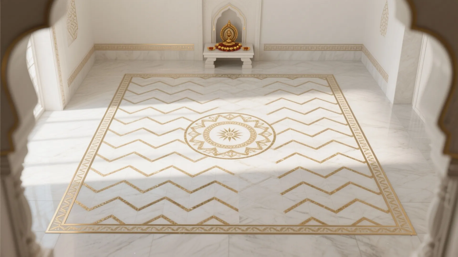 Geometric Inlay Patterns for a Contemporary Sacred Aesthetic