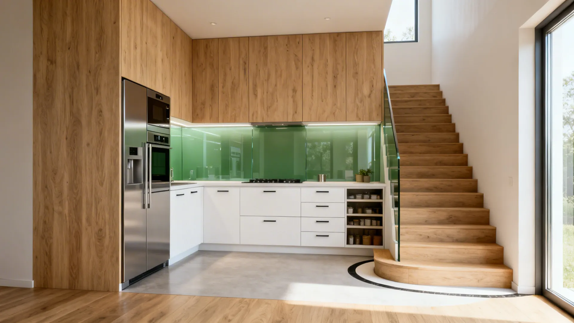 Kitchen by Inner Stairs Too Cramped? 5 Layout Fixes