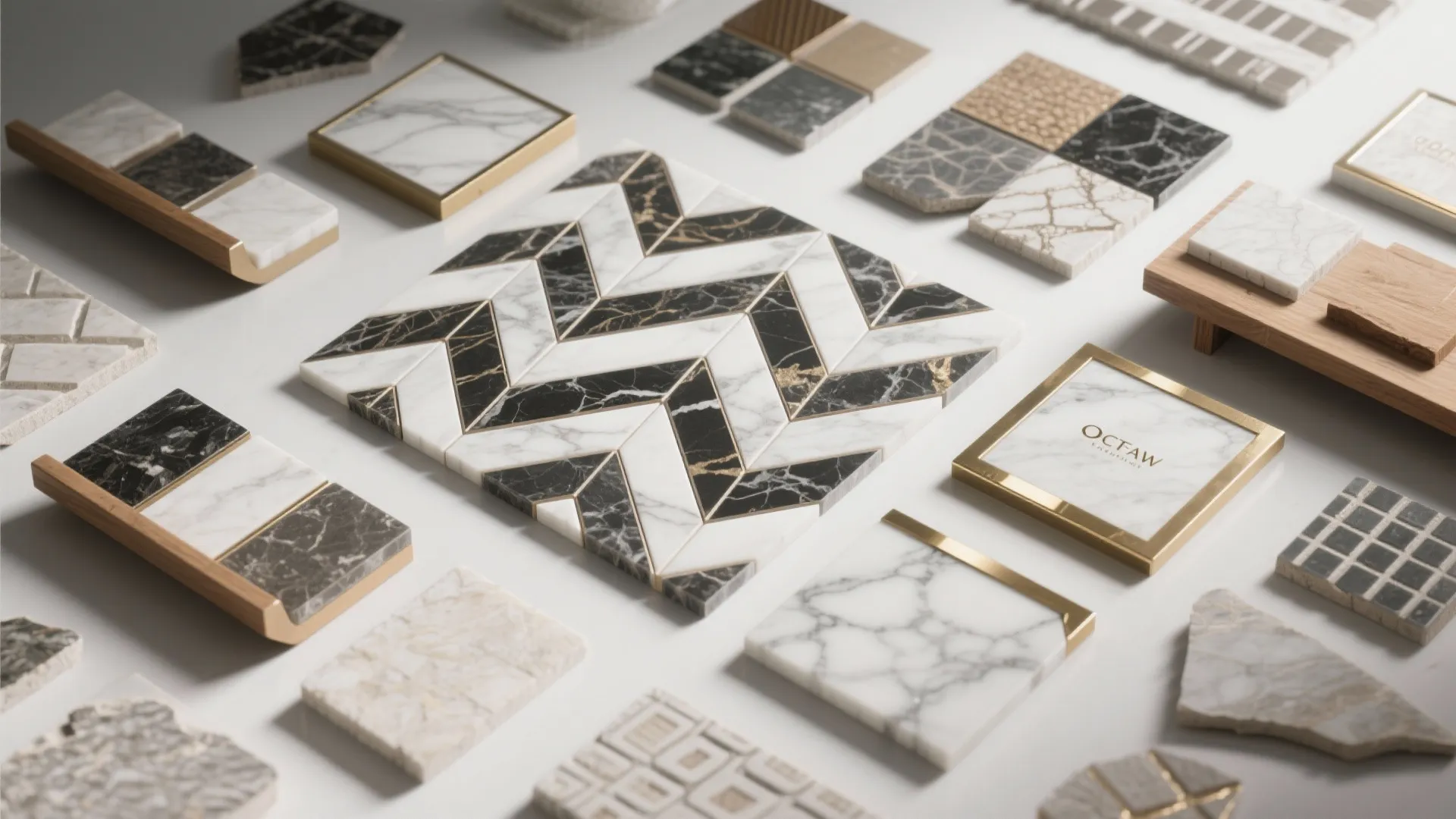 3. Inset patterns and mixed materials