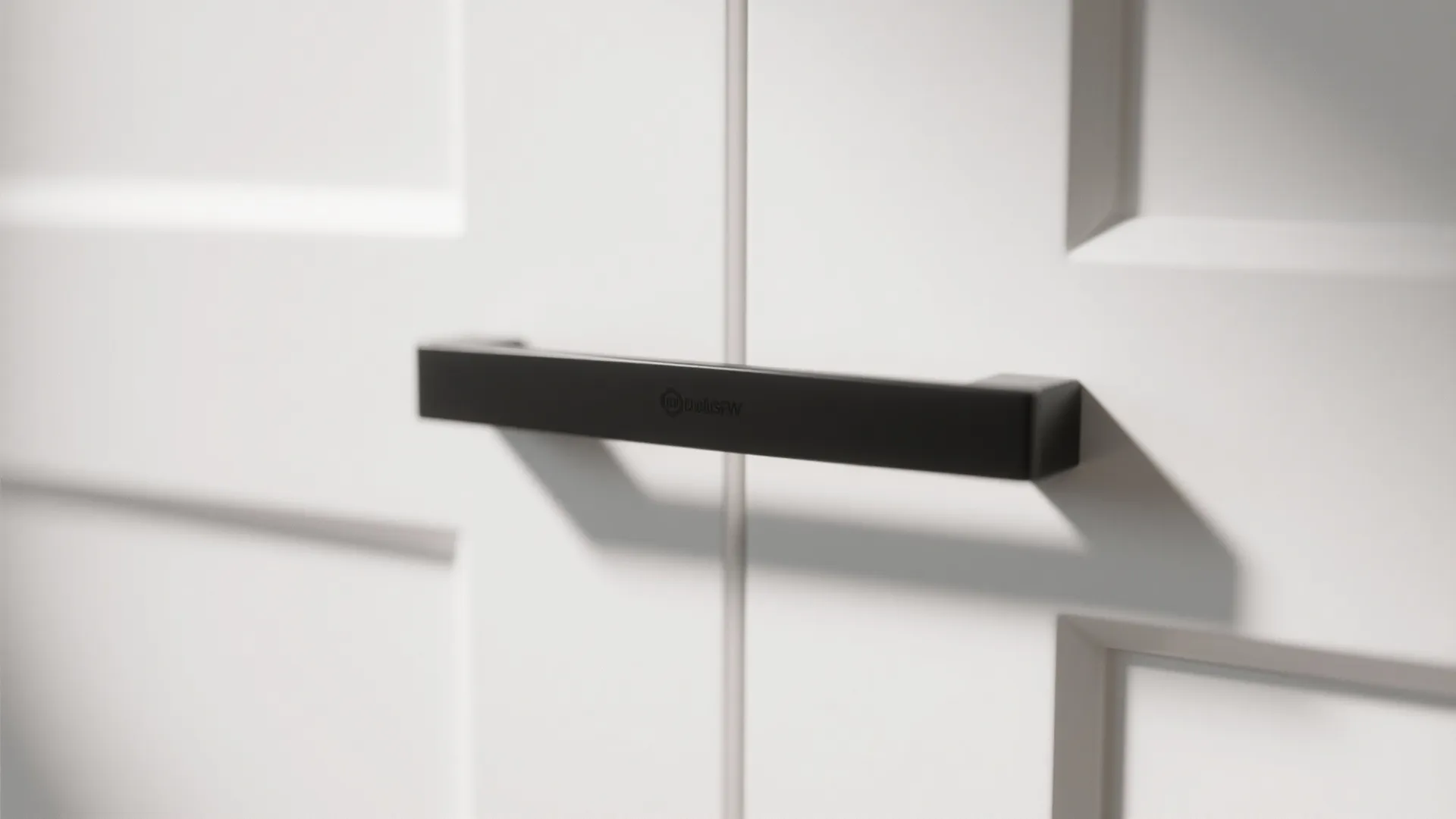5. Consider black inset pulls for a flush, modern feel