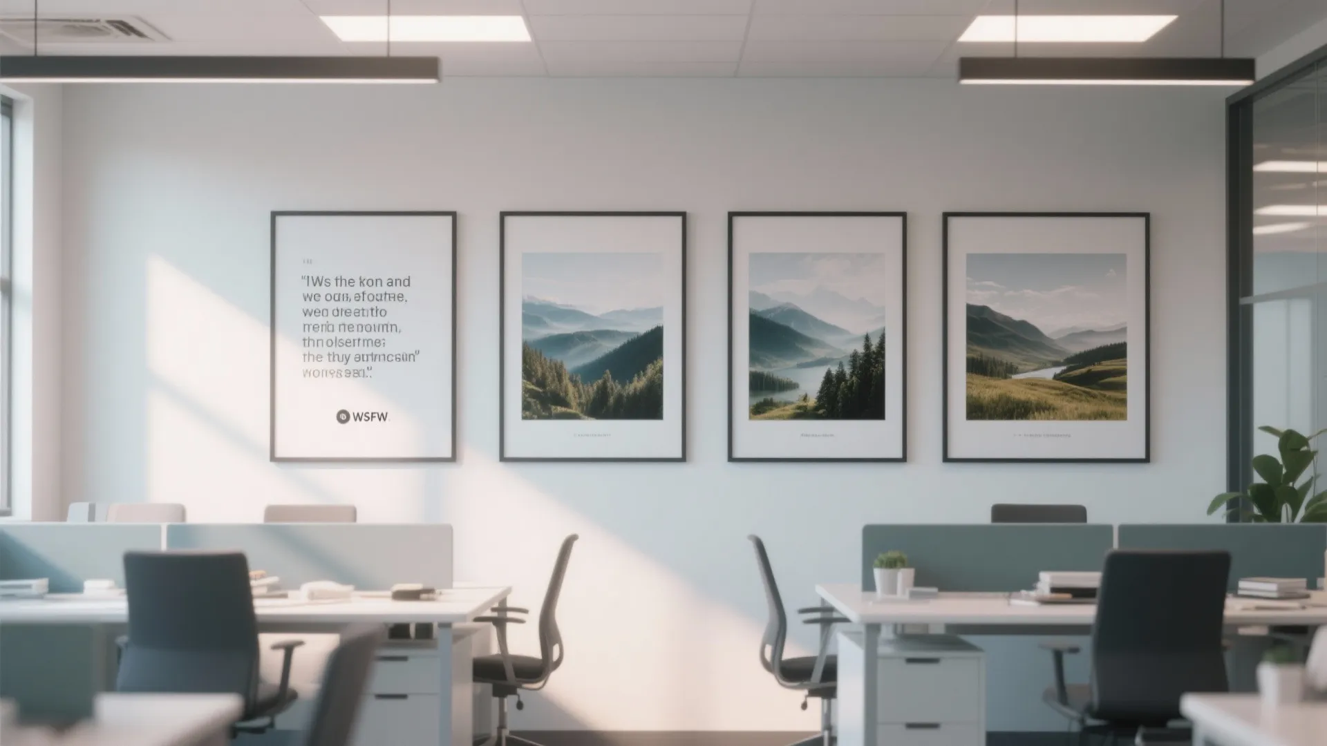 9. Inspirational Wall Art