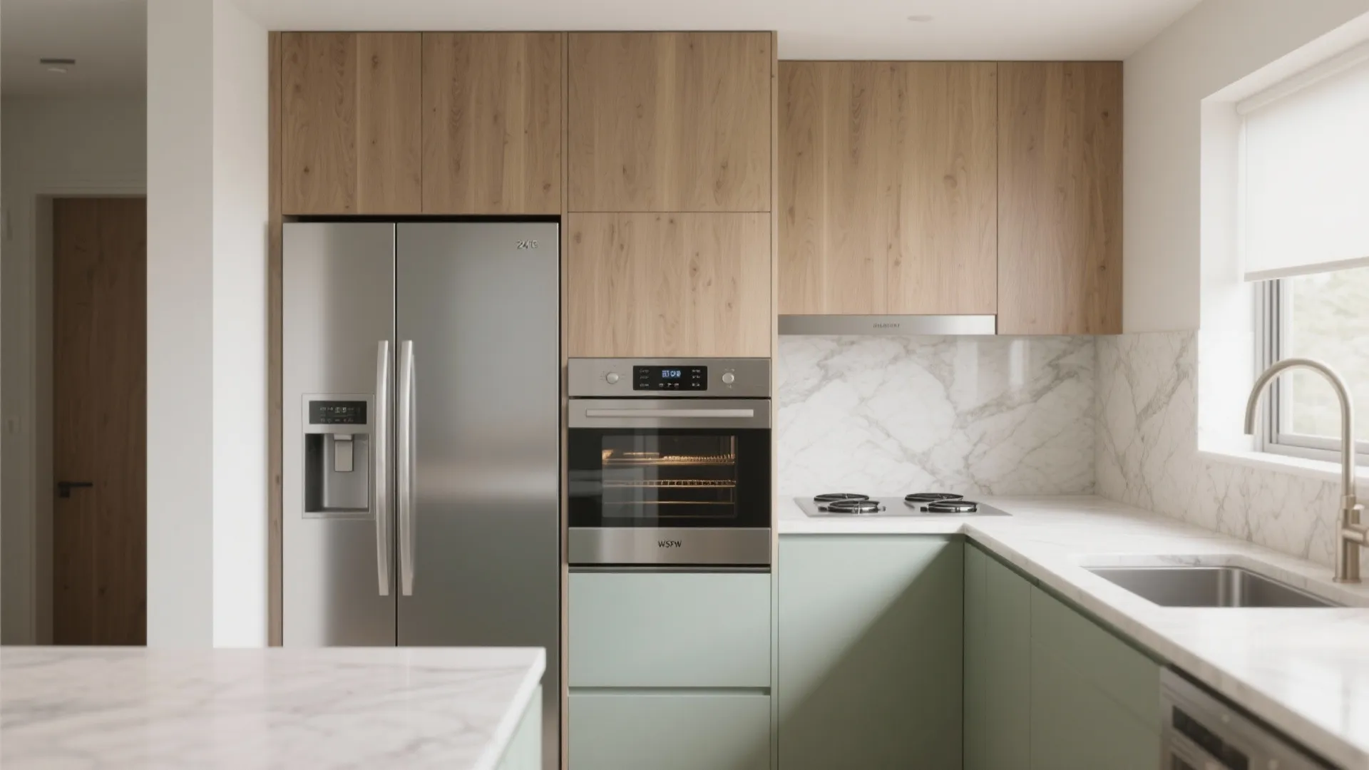 Integrated, scaled-down premium appliances