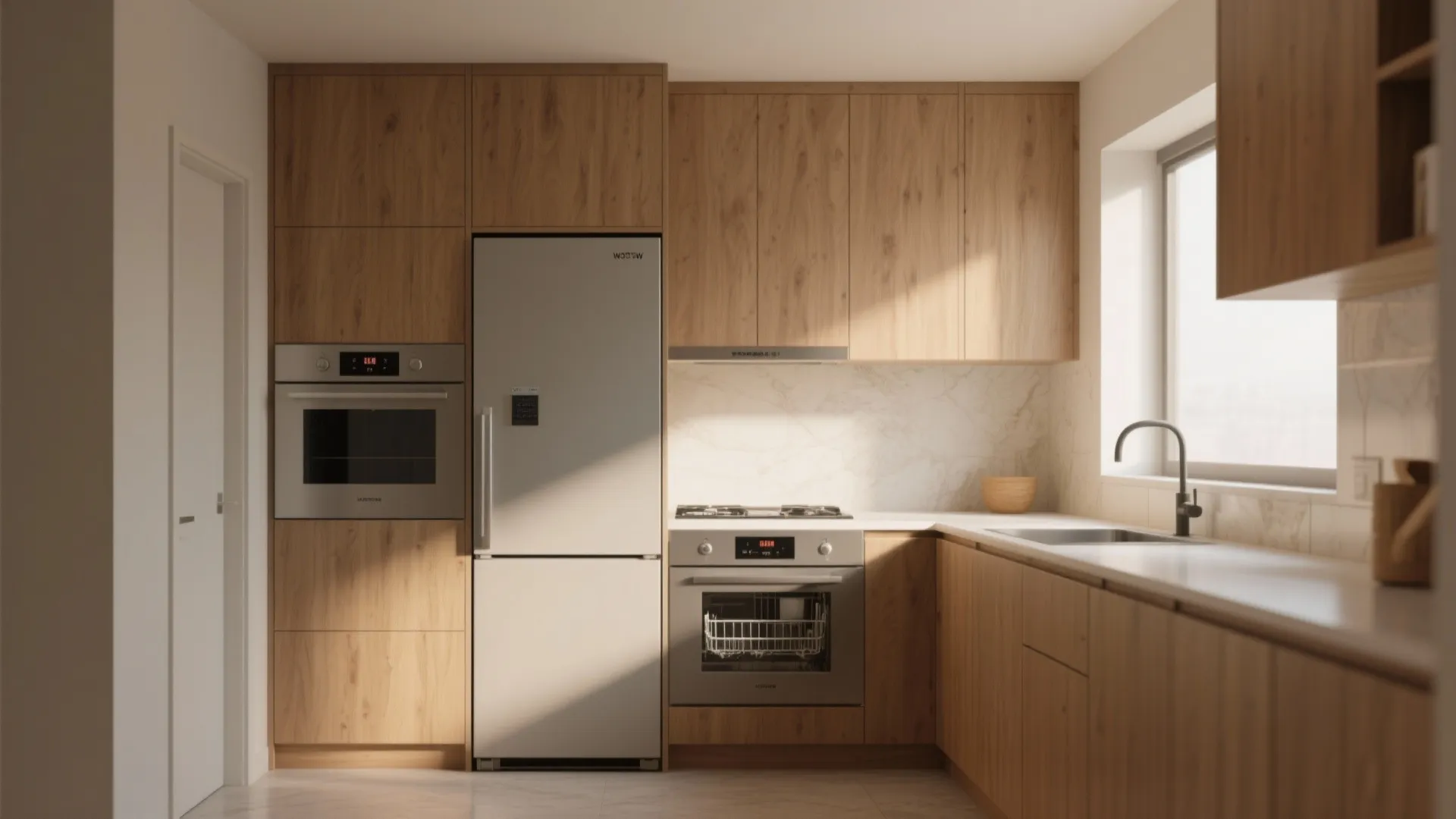 5. Blend Appliances with Cabinetry