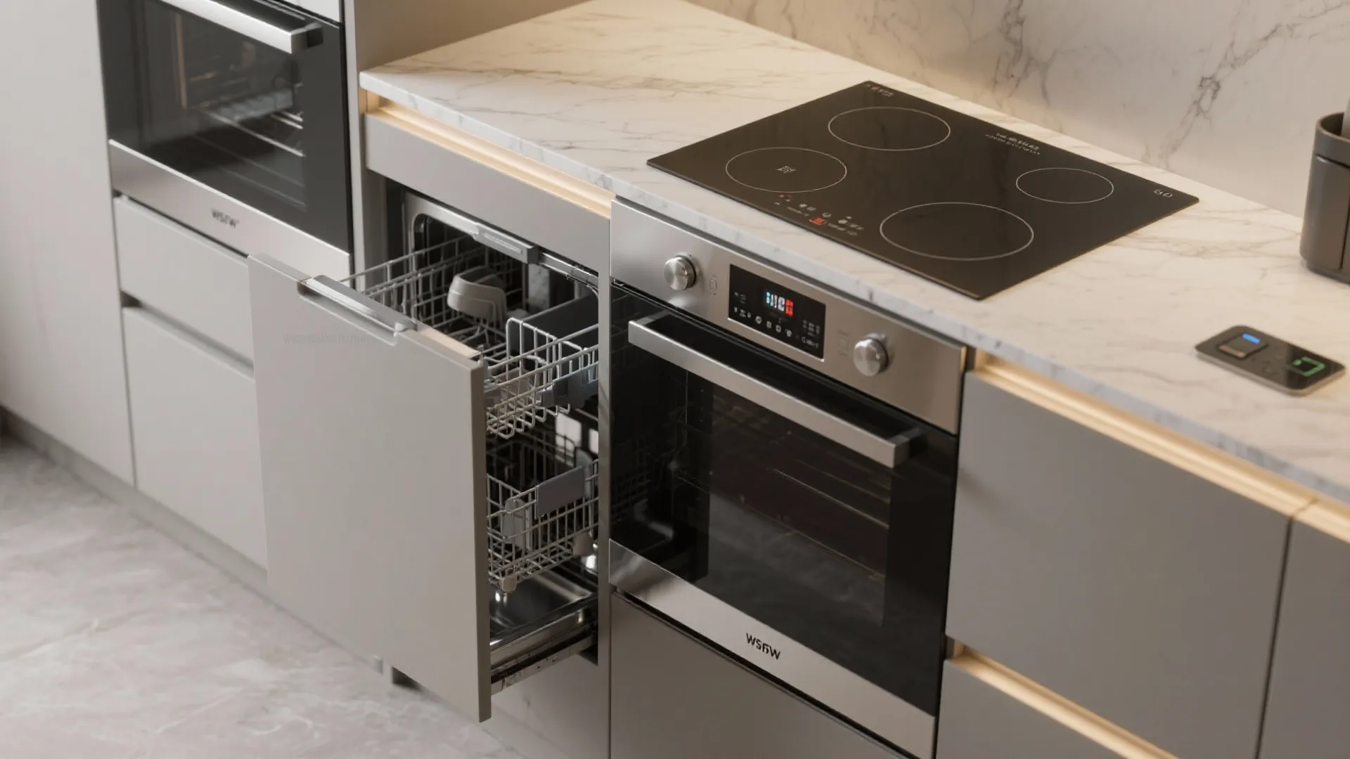 Smart integrated appliances and flexible surfaces