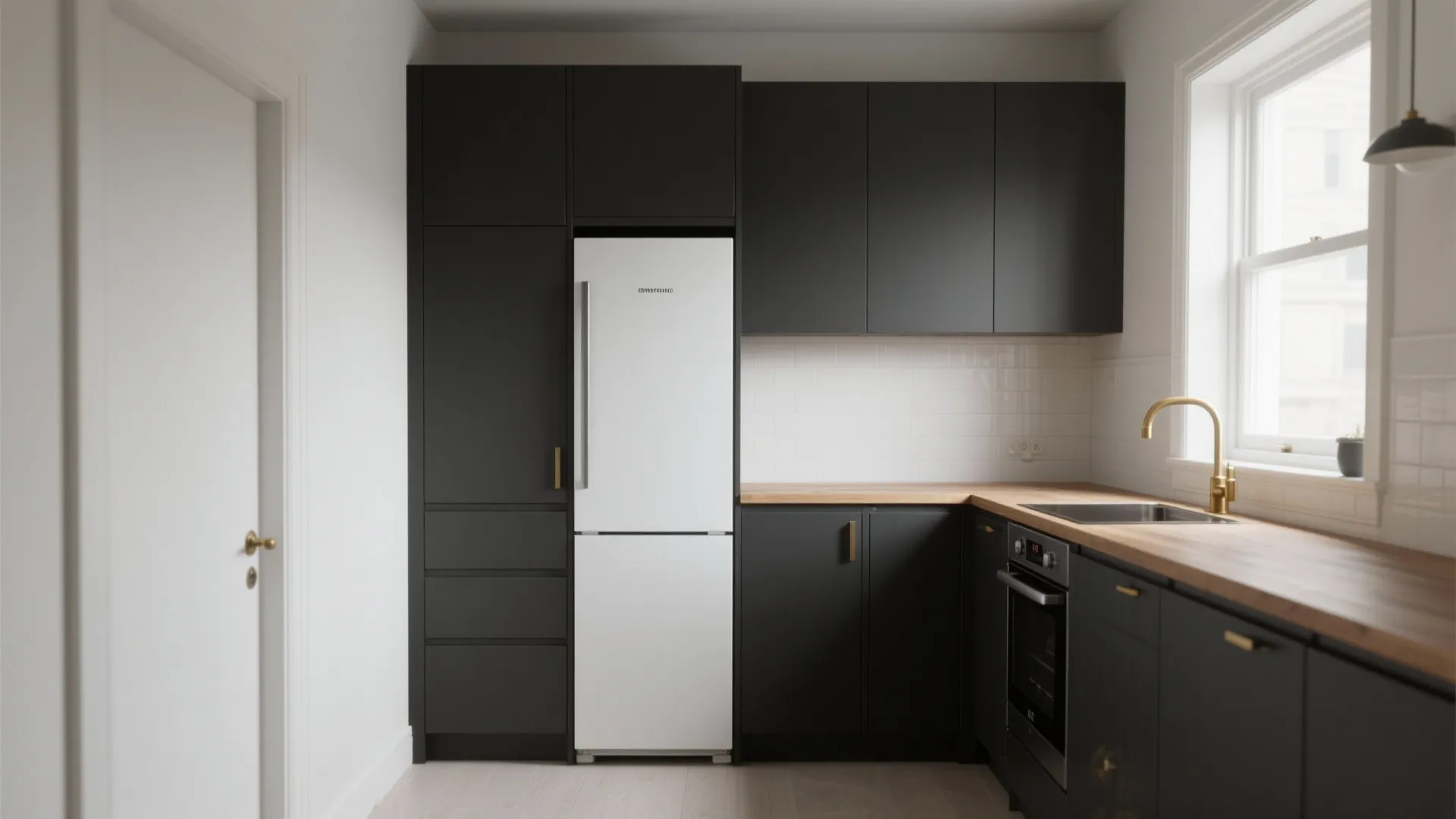 5. Compact Appliances & Integrated Fronts