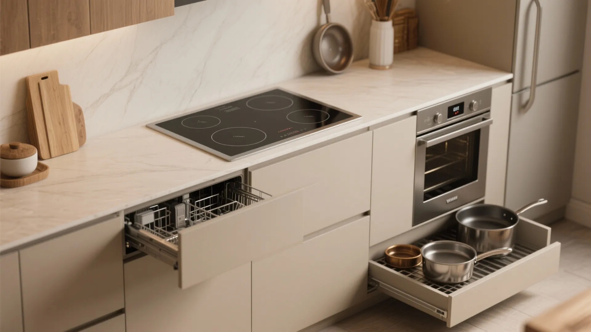 4. Choose integrated and multi-use appliances