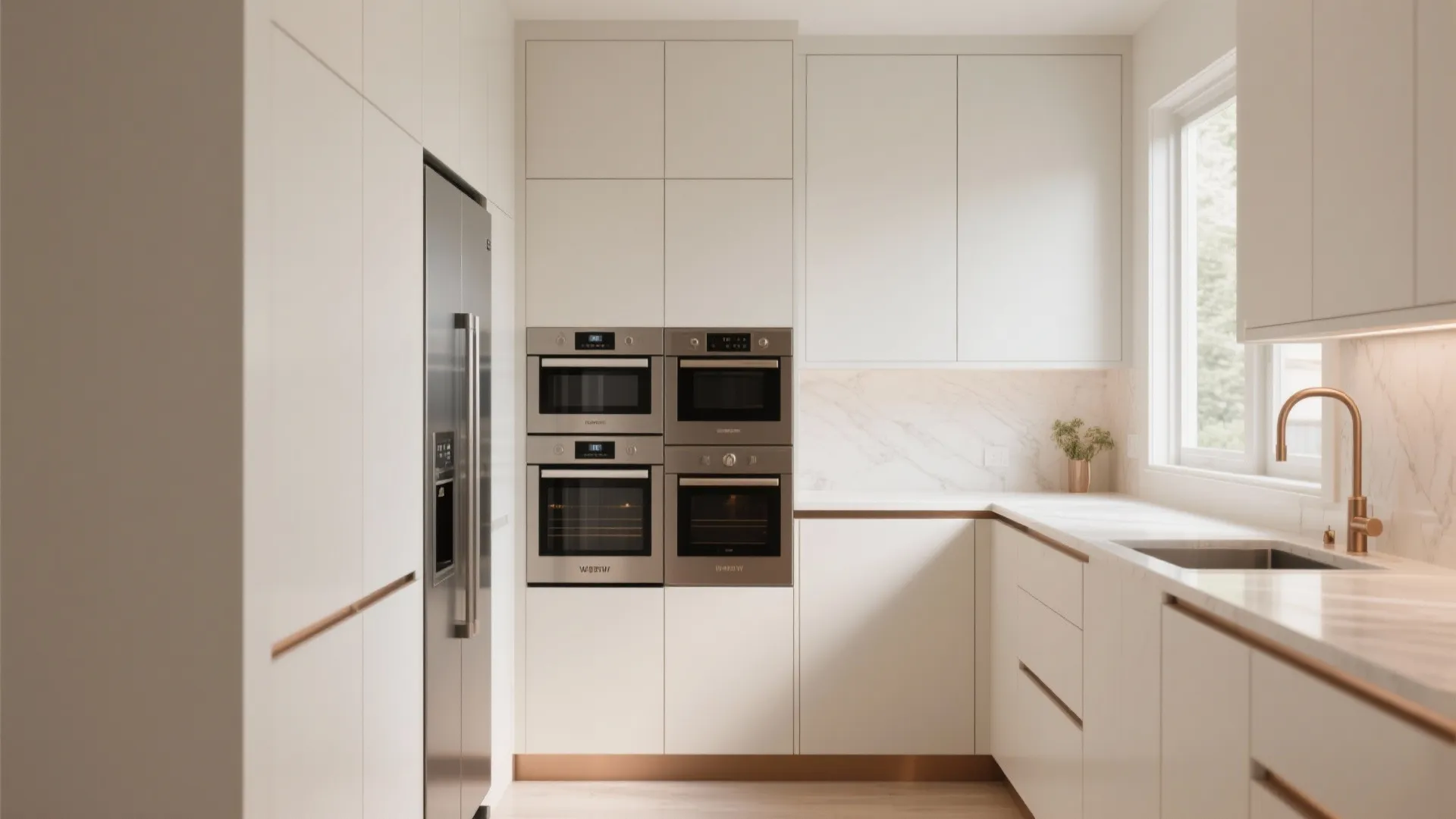 Integrated Appliances and Flush Detailing