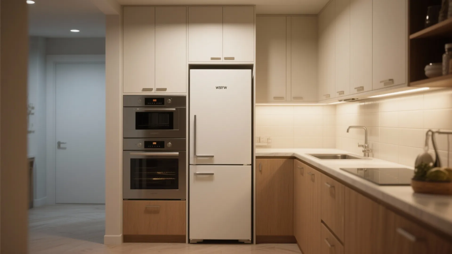 4. Integrate appliances for a seamless look