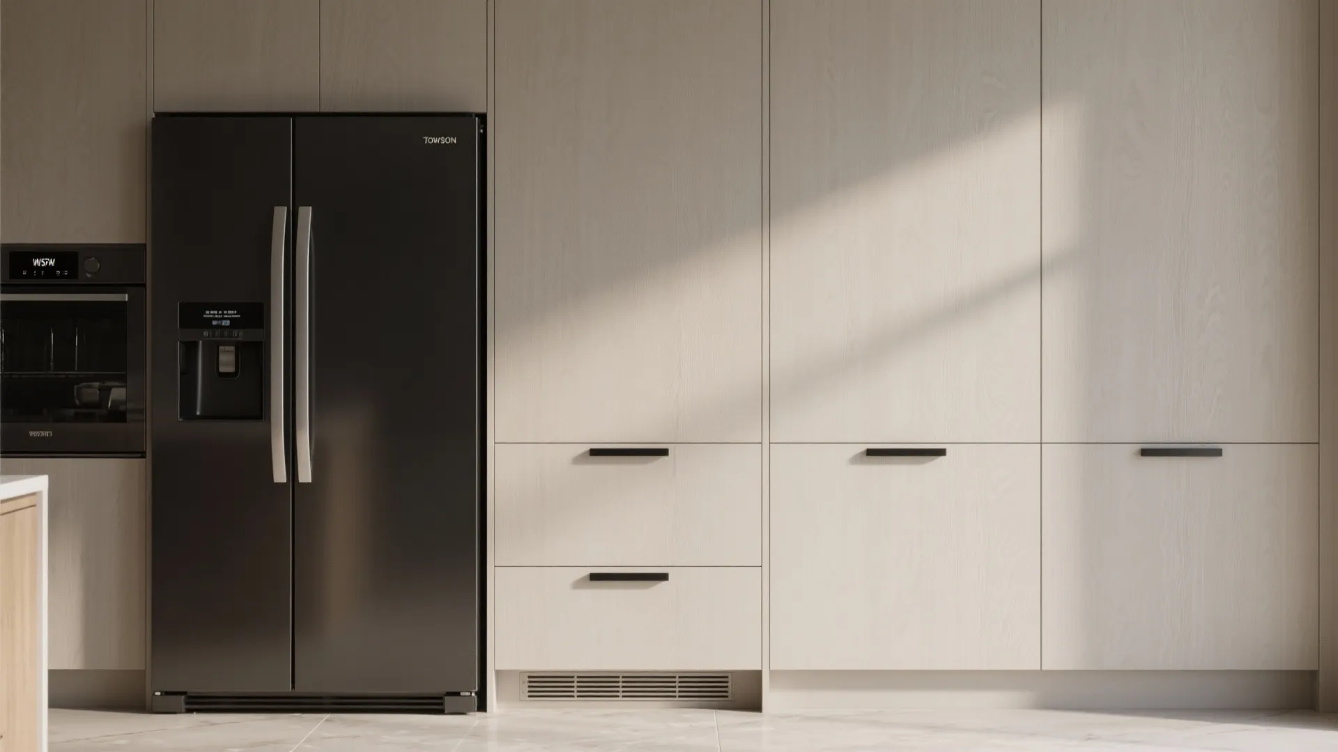 3. Integrated appliances for a seamless look