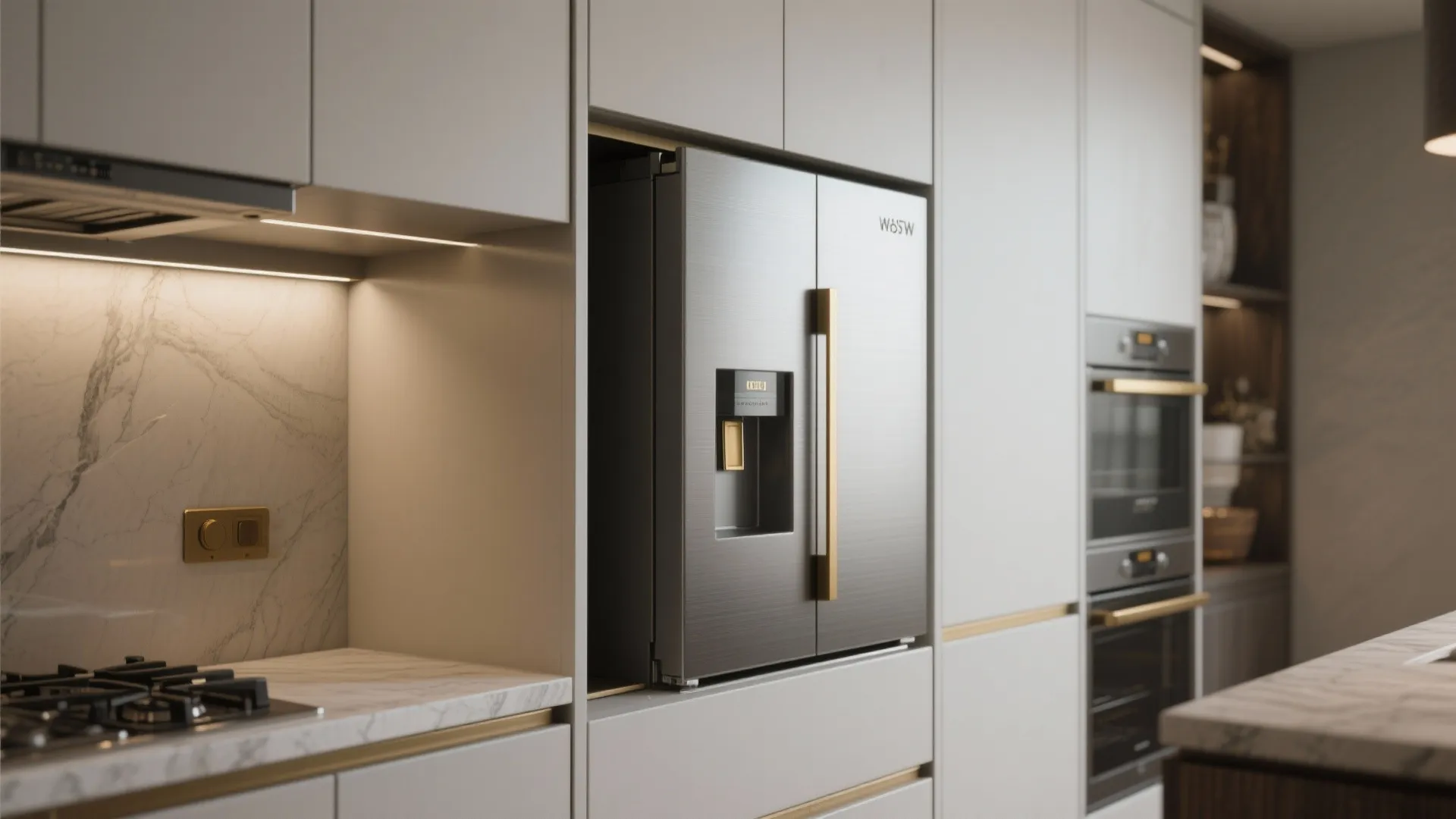 4. Integrated appliances and pocket doors